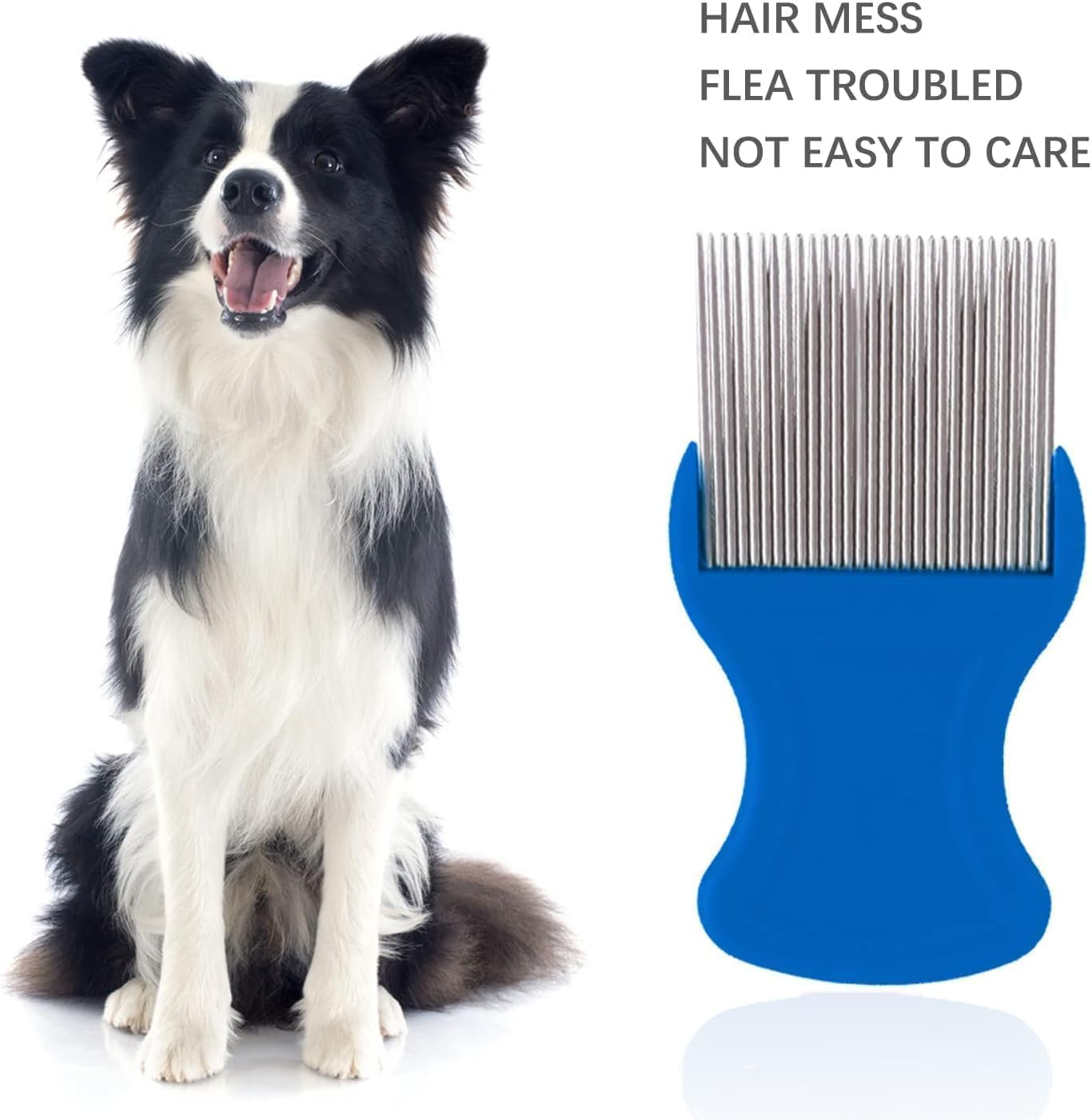 9 Pcs Lice Combs, Flea Combs, Hair Comb Double Sided Fine Tooth Combs, Removal Dandruff Comb with Metal Teeth, Stainless Steel Louse and Nit Comb for Head Lice Treatment image number 5