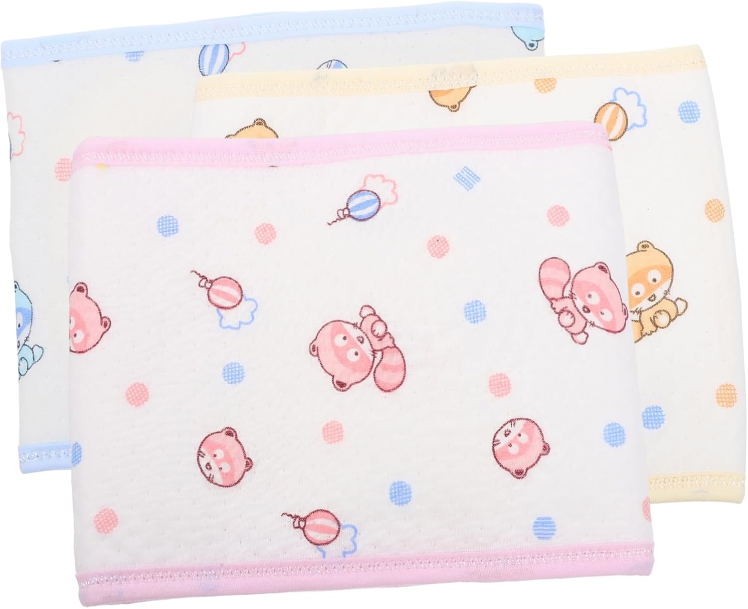 ERINGOGO 3Pcs Boy Girl Belly Protector Newborn Belly Band Decorative Navel Straps for Comfort