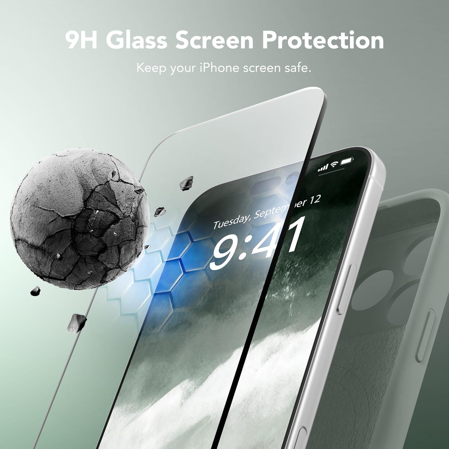 Suydanbox Magnetic for Iphone 17 Pro Max Case, Compatible with Magsafe, [Full Camera Protection][Screen Protector] Silicone Shockproof Protective Phone Case for Iphone 17 Pro Max 6.9", Calke Green