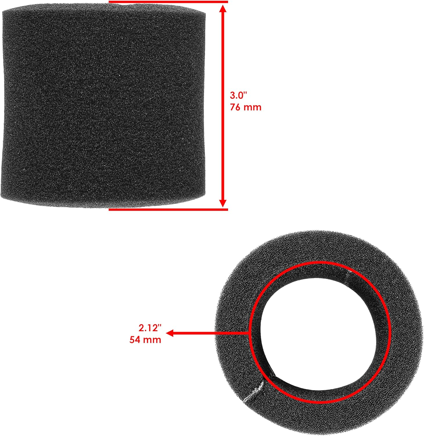 Caltric Air Filter Compatible with Honda Xr80R Xr100R 1985 1986 1987 1988 1989 1990-2003 image number 6