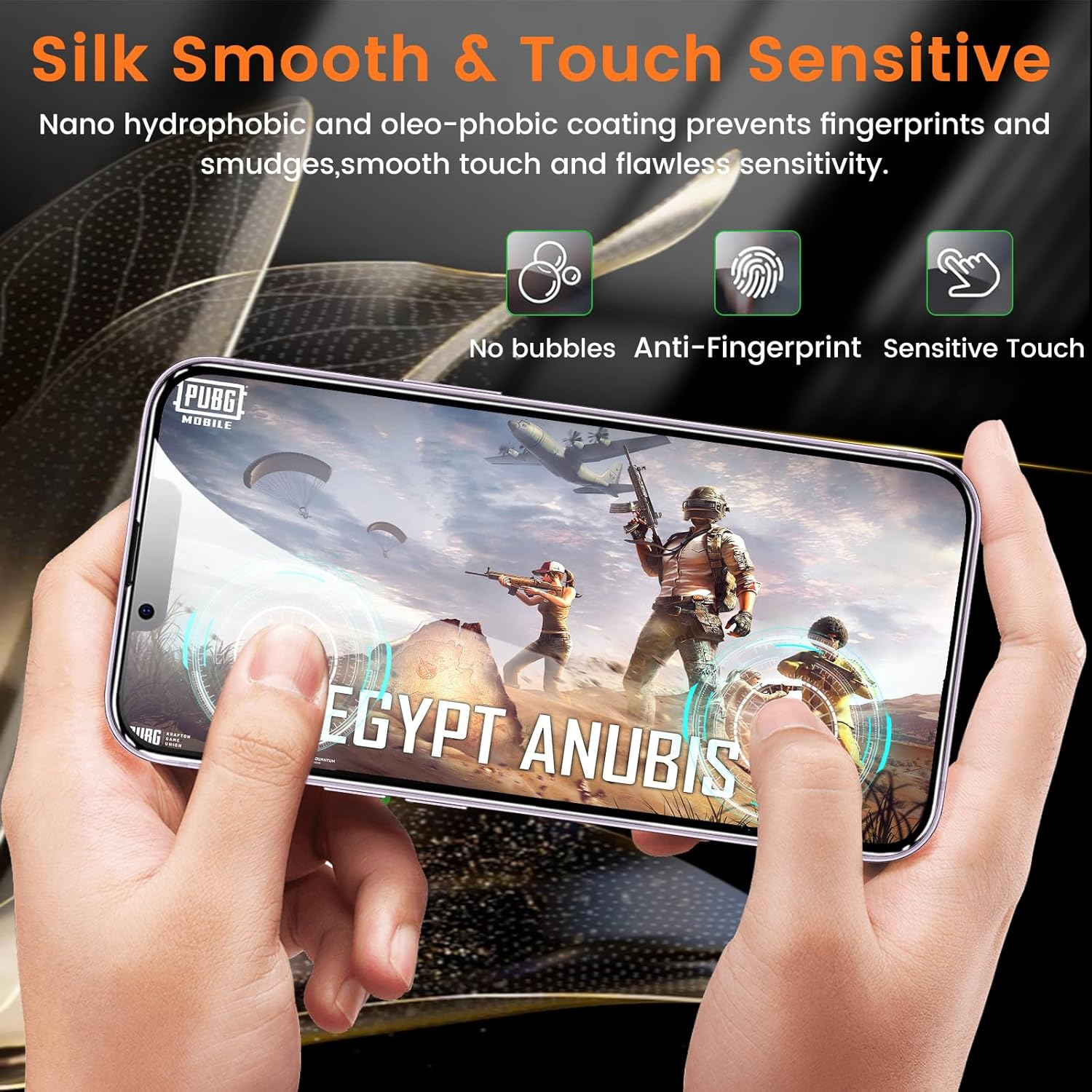 Lesakit 3+3 Pack Privacy Screen Protector for Iphone 14 plus 6.7-Inch with 3 Pack Camera Lens Protector, anti Spy Tempered Glass Film 9H Hardness Bubble Free Case Friendly image number 5