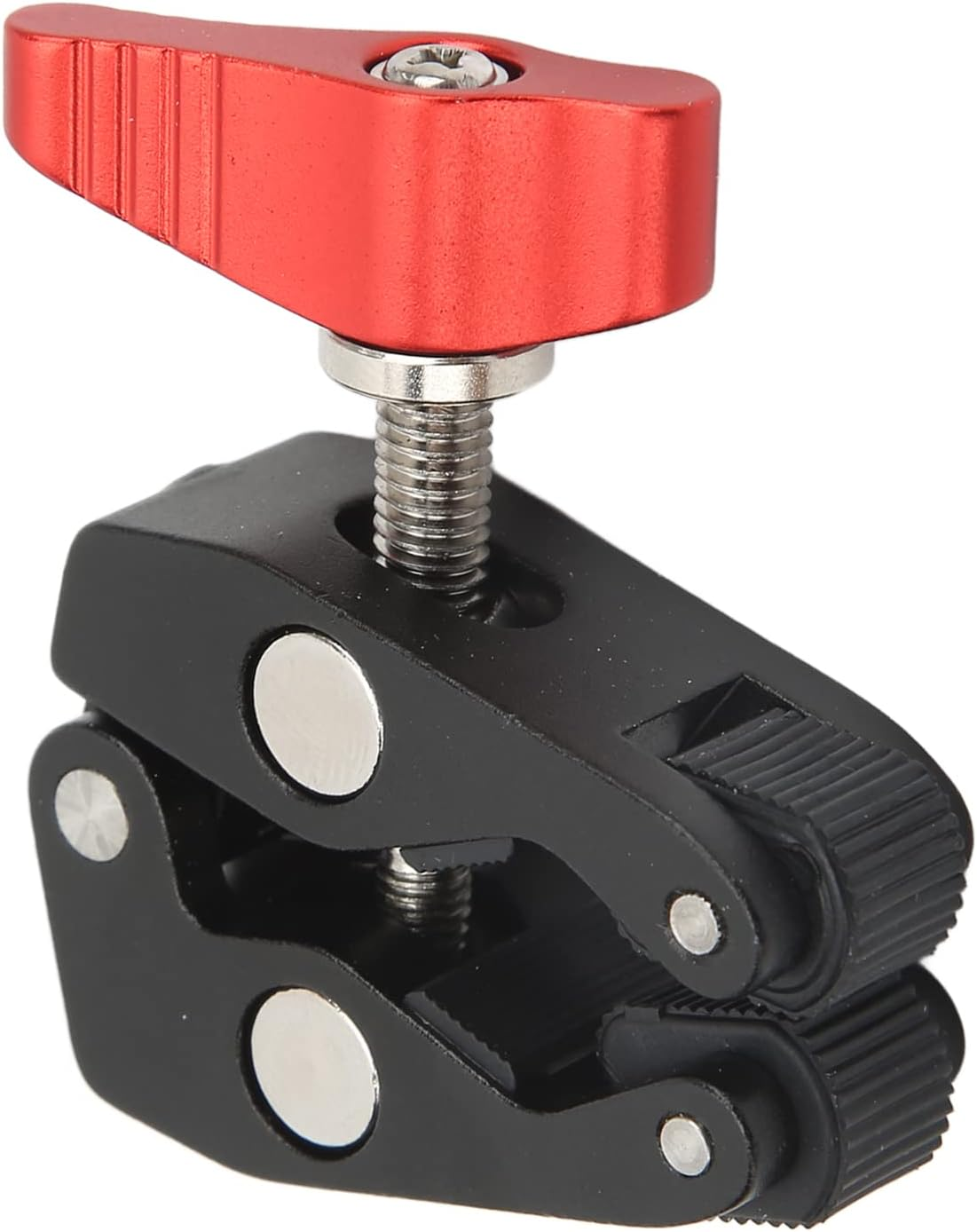 Super Clamp Camera Clamp, Arm Super Camera Clamp Mount with 1/4 Inch 3/8 Inch Thread, Small Camera Crab Pliers Clip, for Monitor, LED Video Light, Flash image number 1