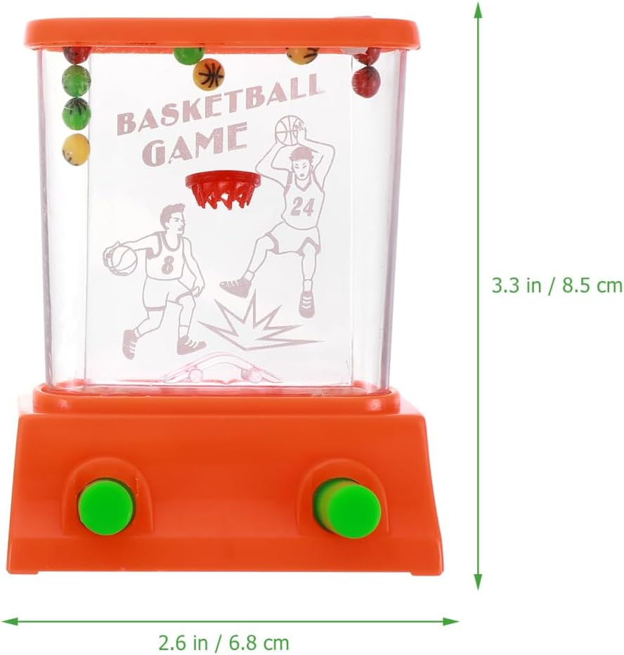 Jojofuny 2Pcs Waterplane Handheld Water Game Retro Toys Mini Retro Pastime Toys Water Ferrule Game Toy 80S Toys Rings for Kids Handheld Water Ring Toy Stress Lasso Random Color image number 2