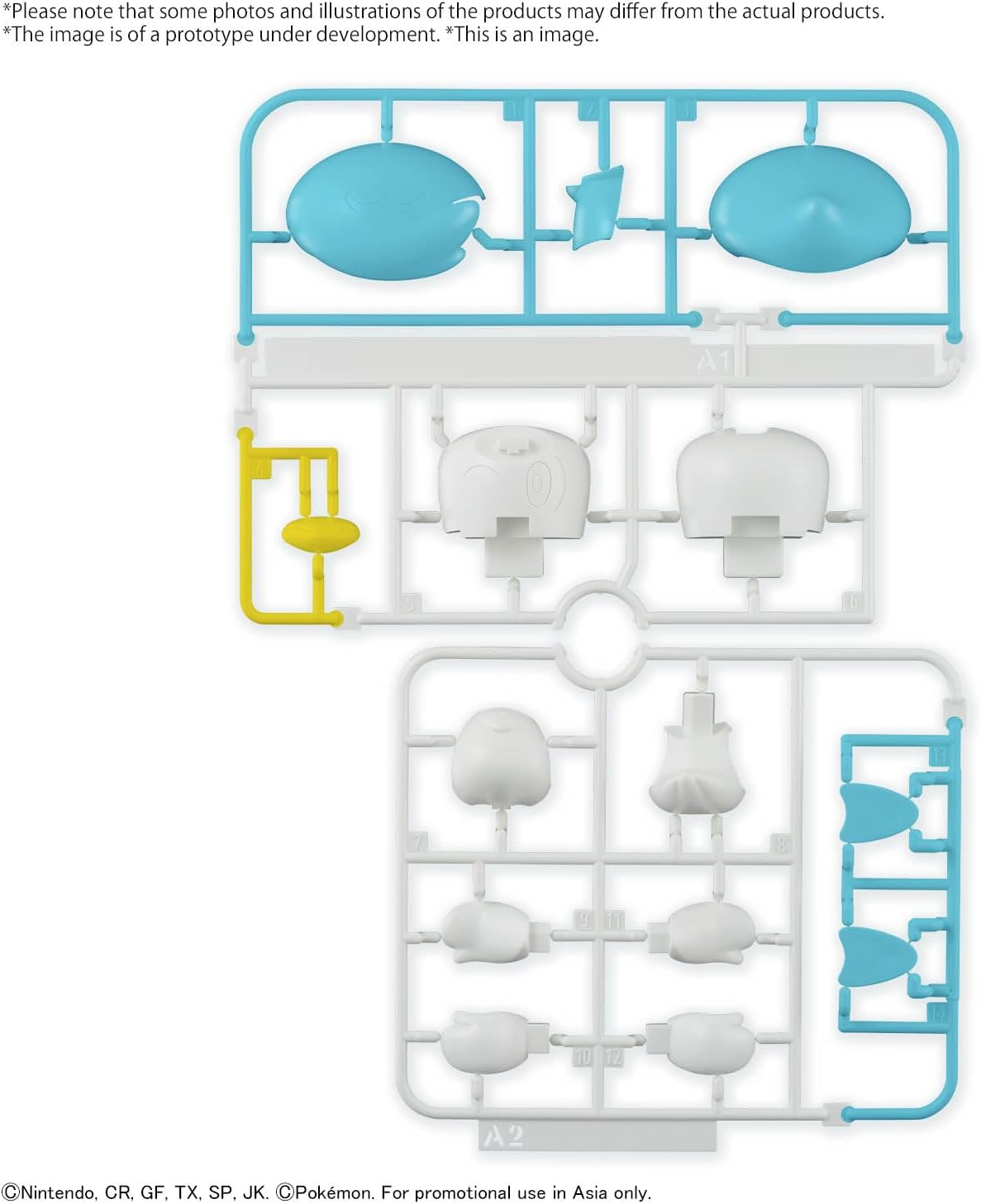 BANDAI HOBBY Pokemon Model Kit Quick!! 19 QUAXLY image number 2