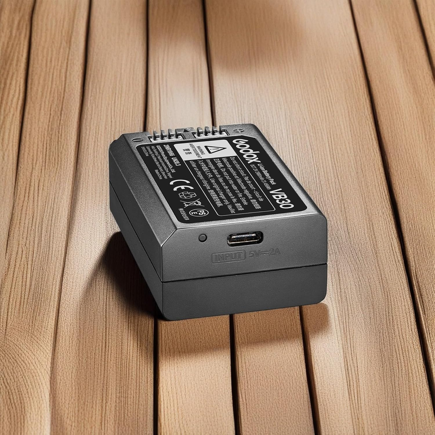 Godox VB30 Battery, GODOX V100 Battery Replacement for V1 V1Pro V100 Ad100Pro V860III V850III MF-R76 Flash,7.2V 2980Mah High Capacity,- , image number 4