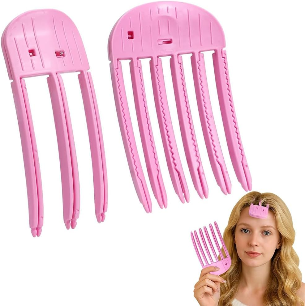 Aufondof 2 Pack Hair Volume Clip, Hair Root Lifter Clips Comb No Trace Volume Tools Styling Curly Fluffy Comb for Lazy Women Girls image number 2