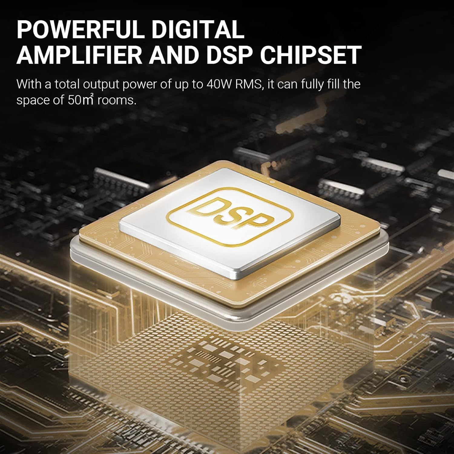 Edifier QD35 Tabletop Bluetooth Speaker with Gan Charger, White image number 1