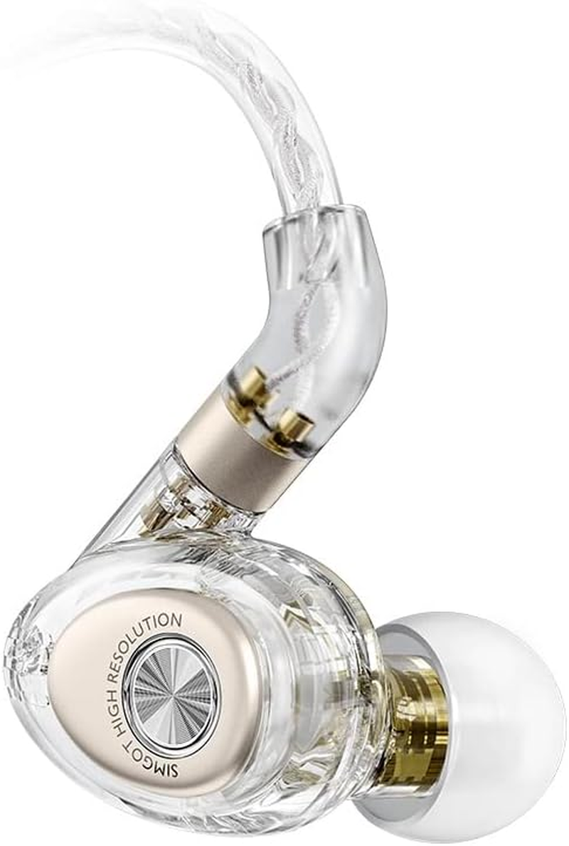 SIMGOT EM2 Roltion Dual Chamber DD+BA Hybrid Driver Playback Frequency Band 20Hz - 40Khz Black