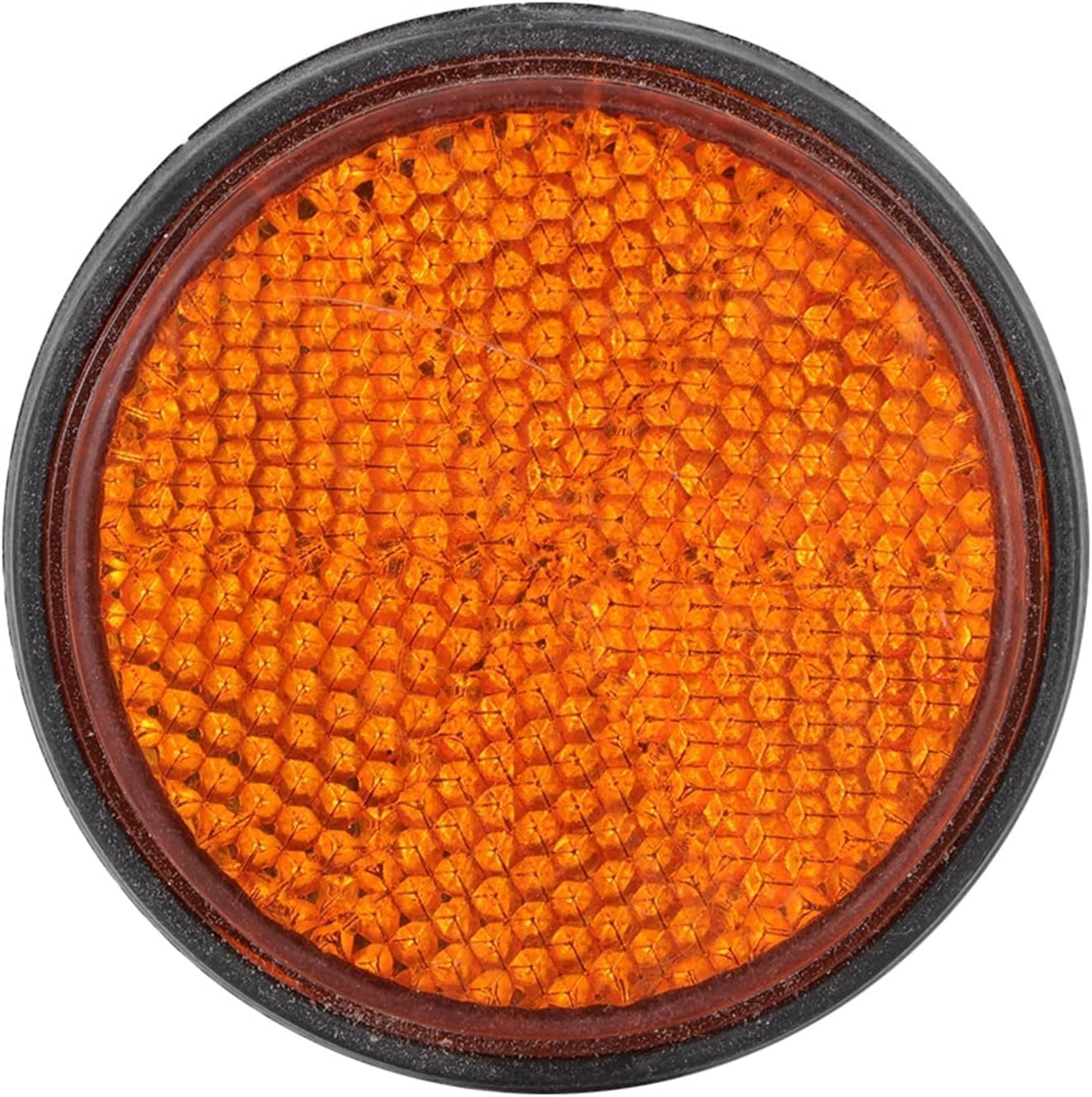 Crovakeu 2 Pcs round Red Reflector - Universal for Motorcycle, Trucks, Buses & Atvs | Durable PMMA Material, High Visibility Safety Accessory image number 6