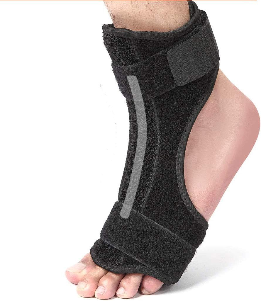 Plantar Fasciitis Dorsal Night Splint Orthotics Drop Foot Brace Foot Support for Plantar Fasciitis, Tendon Stretch, Achilles, Heel Spur Relief, Fits Left or Right Foot image number 6