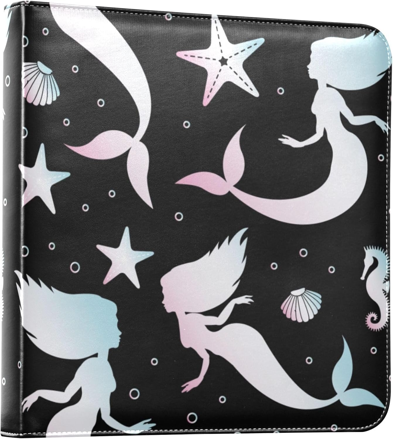 Colorful Mermaid Seahorse Stars Photo Album Picture Book for Photos Self Adhesive Pages Bookshelf Photo Albums Family Albums for Photos 4X6, 6X8 image number 2