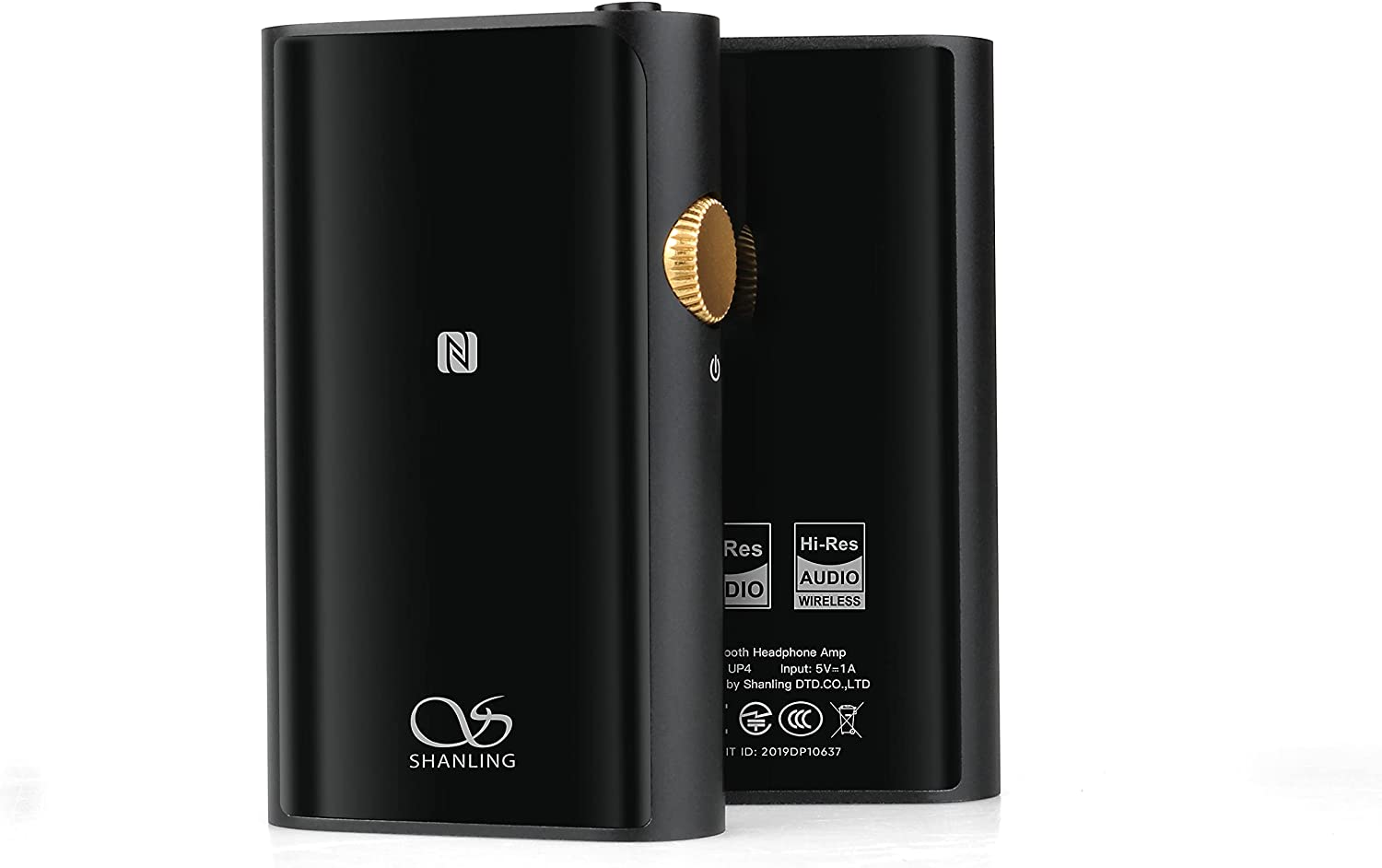 Shanling UP4 2022 Portable Balanced Bluetooth USB DAC Headphone Amplifier 2 X ES9219C DAC CSR8675 Chip 2.5Mm Balanced 3.5Mm Single Earphone Jack High Low Gain NFC HD Calling for Phone/Tv/Tablet/Pc/Car image number 4