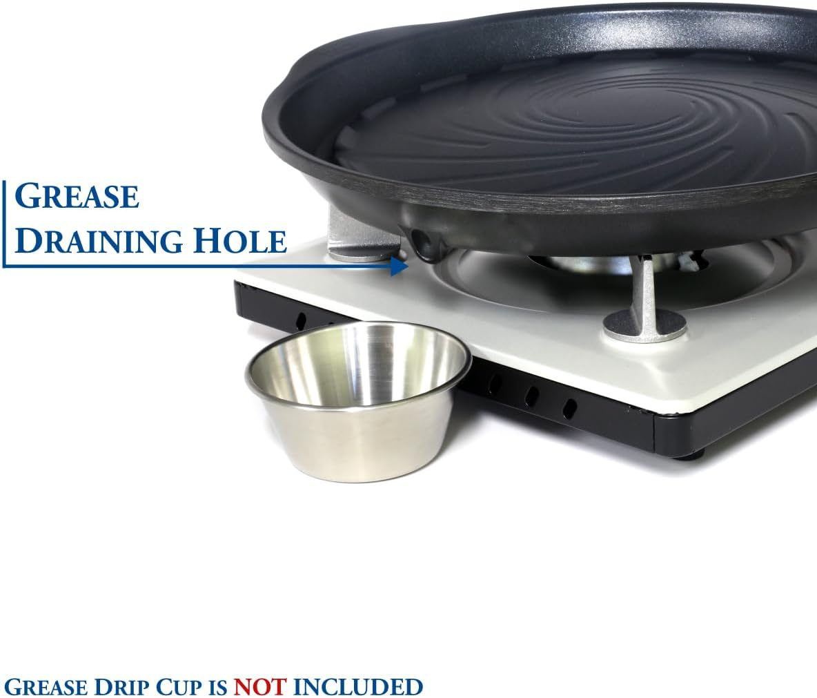 TECHEF - Stovetop Korean BBQ Non-Stick Grill Pan with New Safe Teflon Select Non-Stick Coating (PFOA Free) (Black) - Set image number 3