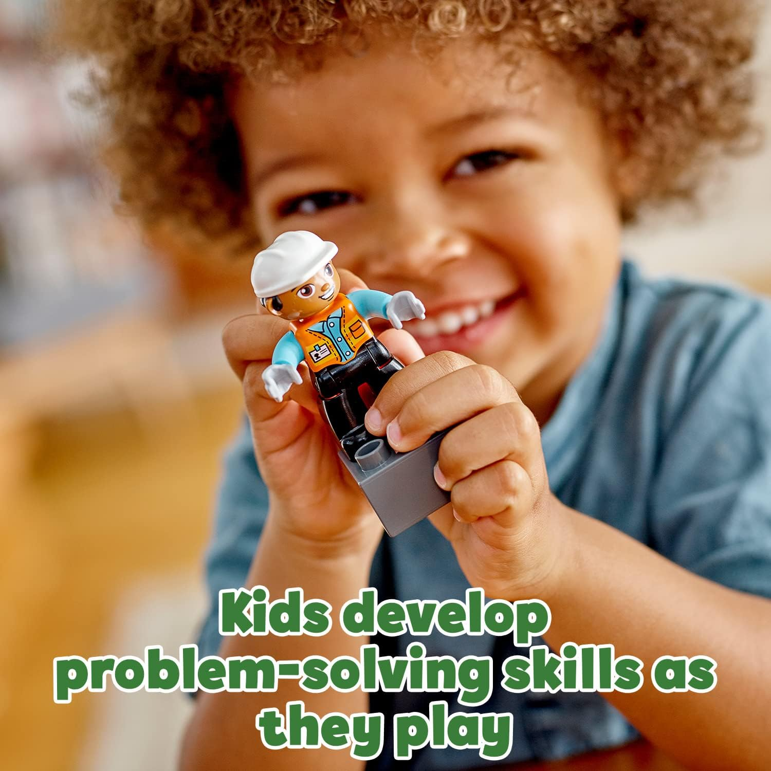 LEGO DUPLO Construction Truck and Tracked Excavator, Buildable Kids Toy for 2+ Year Old; Digger Toy and Tipper Truck Learning Set for Toddlers Who like Construction Sites and Creative Play 10931 image number 5