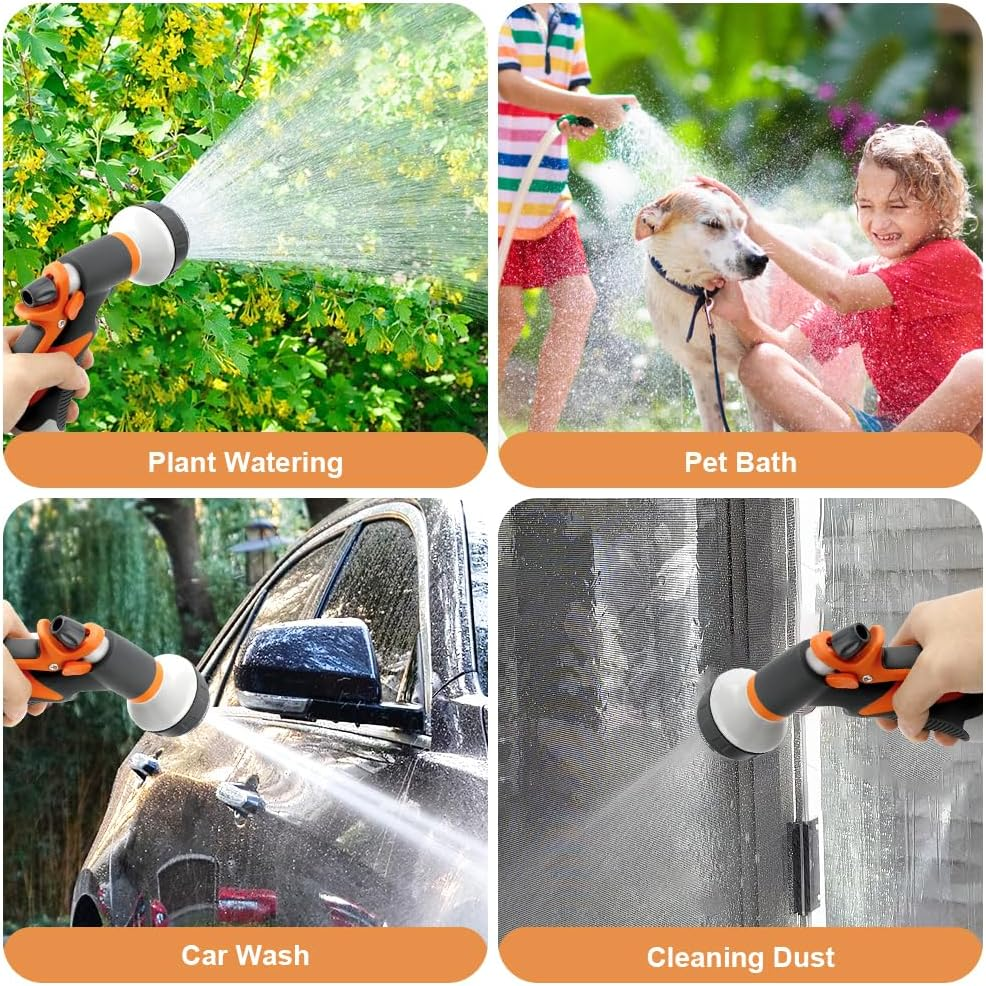 Garden Hose Nozzle Water Gun Hose Nozzle Garden Sprayer Hose Pressure Nozzle Plant Sprinkler Heavy Duty Water Spray Nozzle Hose Nozzle Heavy Duty Pistolet Arrosage Water Sprayer Water Hose Nozzle image number 1