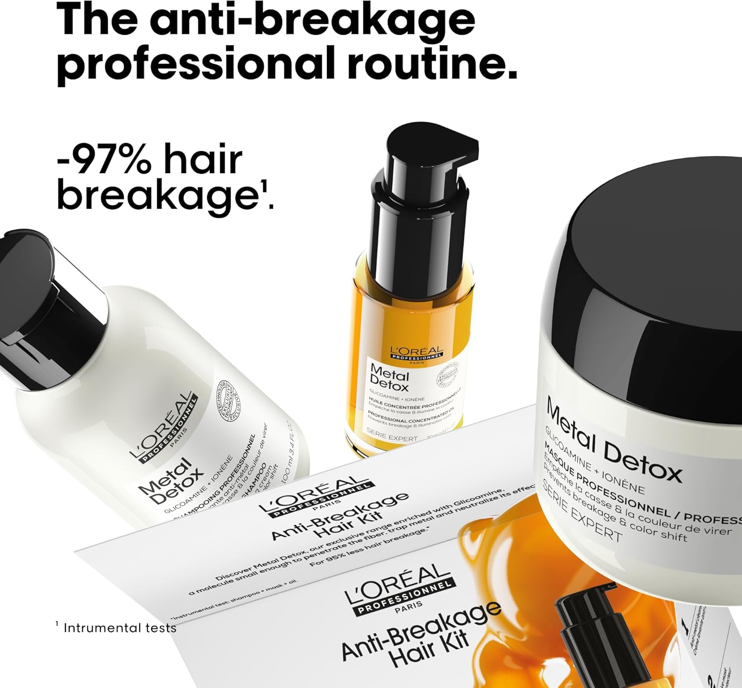 L&rsquo;Or&eacute;al Professionnel Serie Expert Metal Detox Mini Trio Kit image number 1