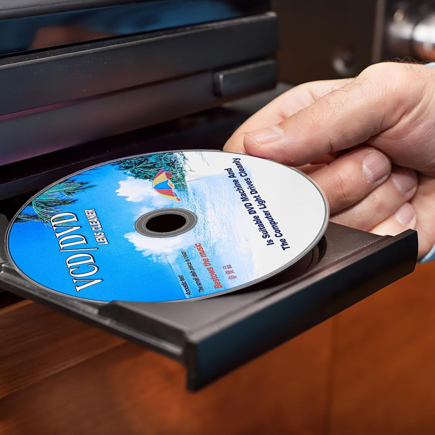 Zerodeko CD Dvd Care Set with Cleaning Brush and Cleaning Liquid, 2Pcs Disc Player Cleaner Kit for Dvd Vcd Lens Maintenance, Suitable for Home and Travel Use image number 6