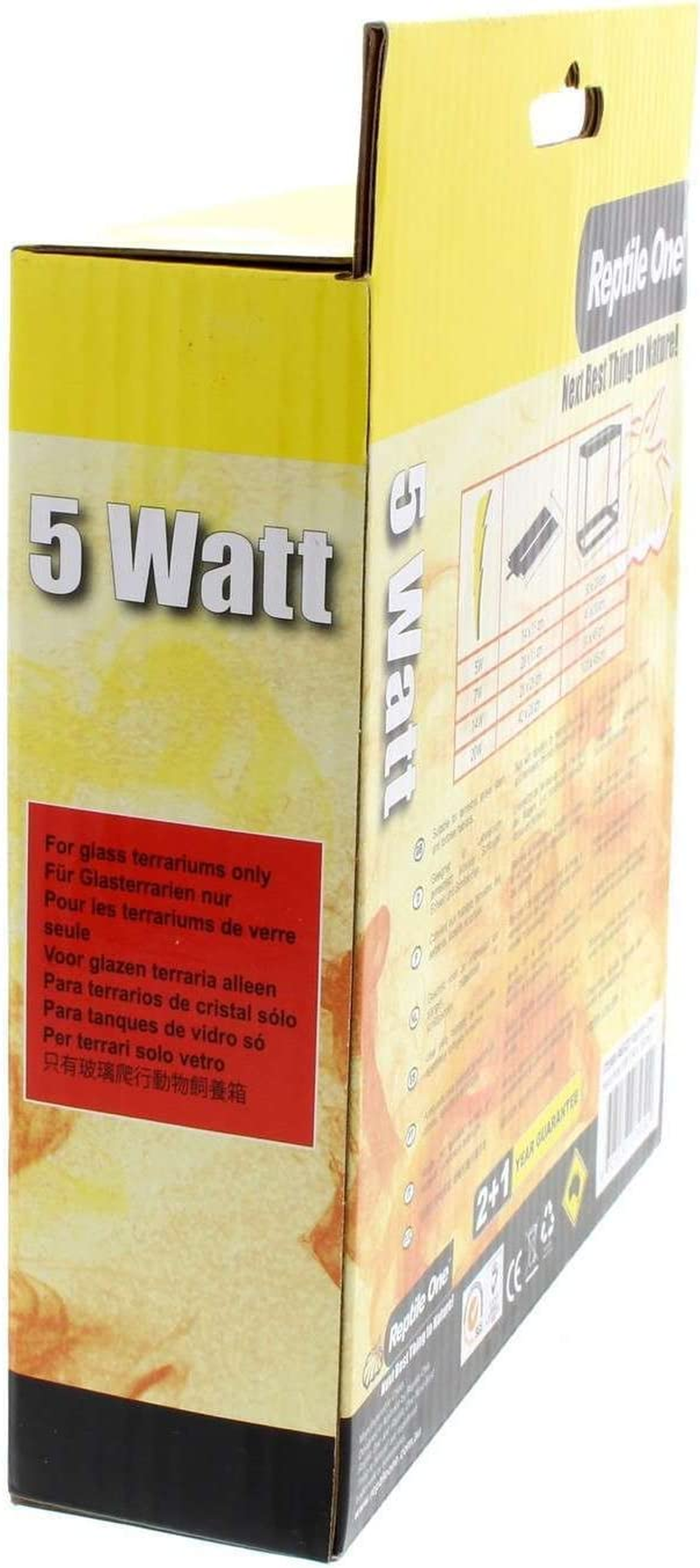 Heat Mat Reptile 5W 14 X 15Cm 240V Reptile One Safety Cut off Feature Thermal image number 2