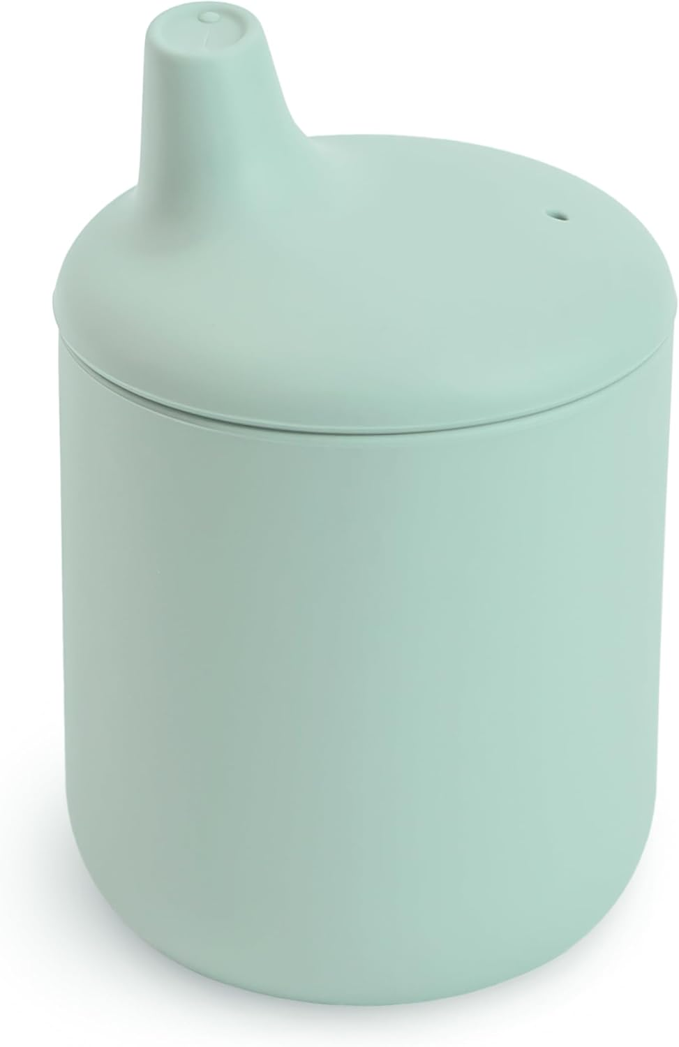 Mushie Silicone Sippy Cup | Baby Sippy Cup 6+ Months First Cup | Capacity: 175 Ml | Removable Lid | Material: Food Grade Silicone | Dishwasher & Microwave Safe (Soft Lilac)