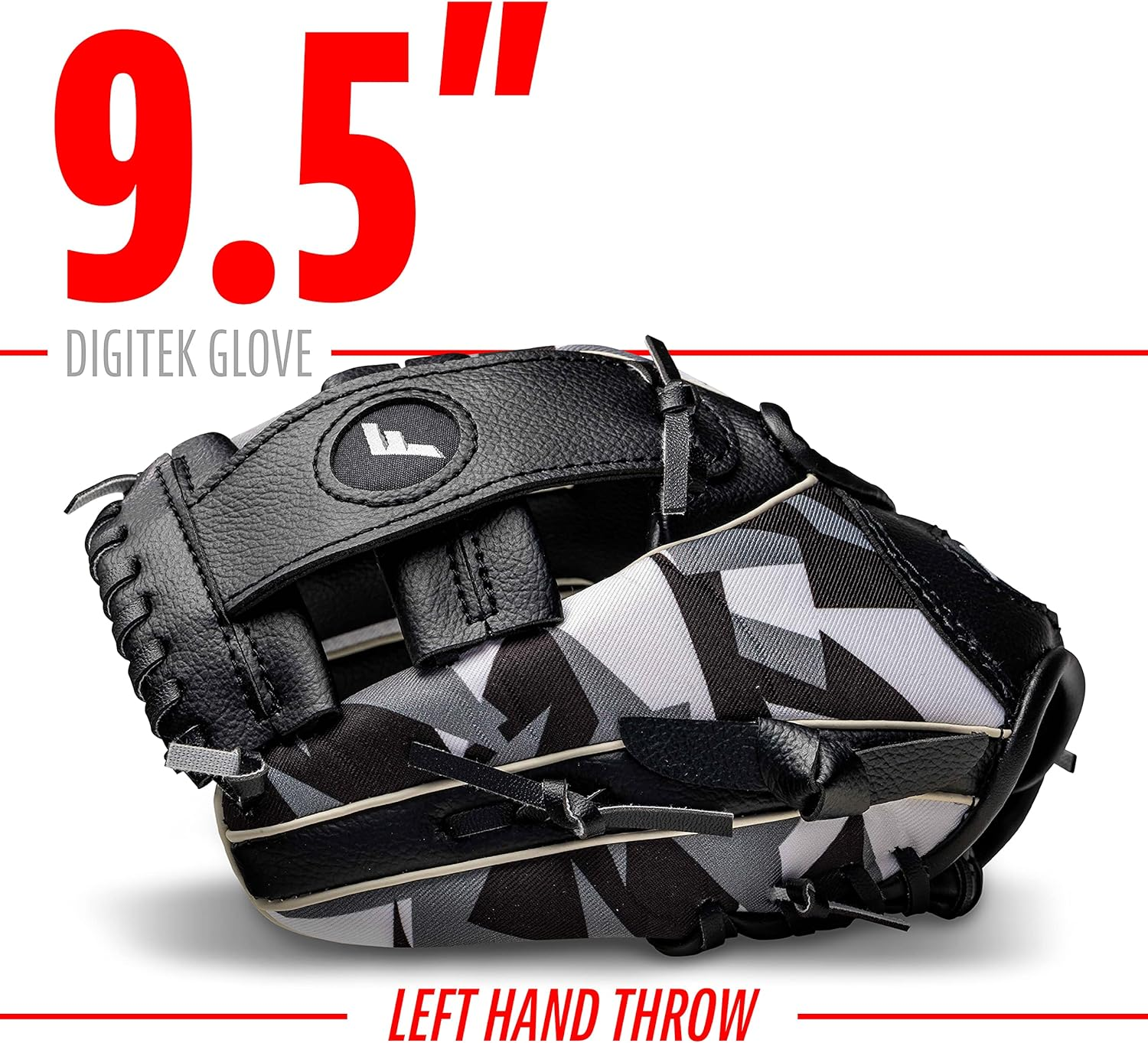 Franklin Sports RTP Digitek Teeball Performance Gloves, 9.5"