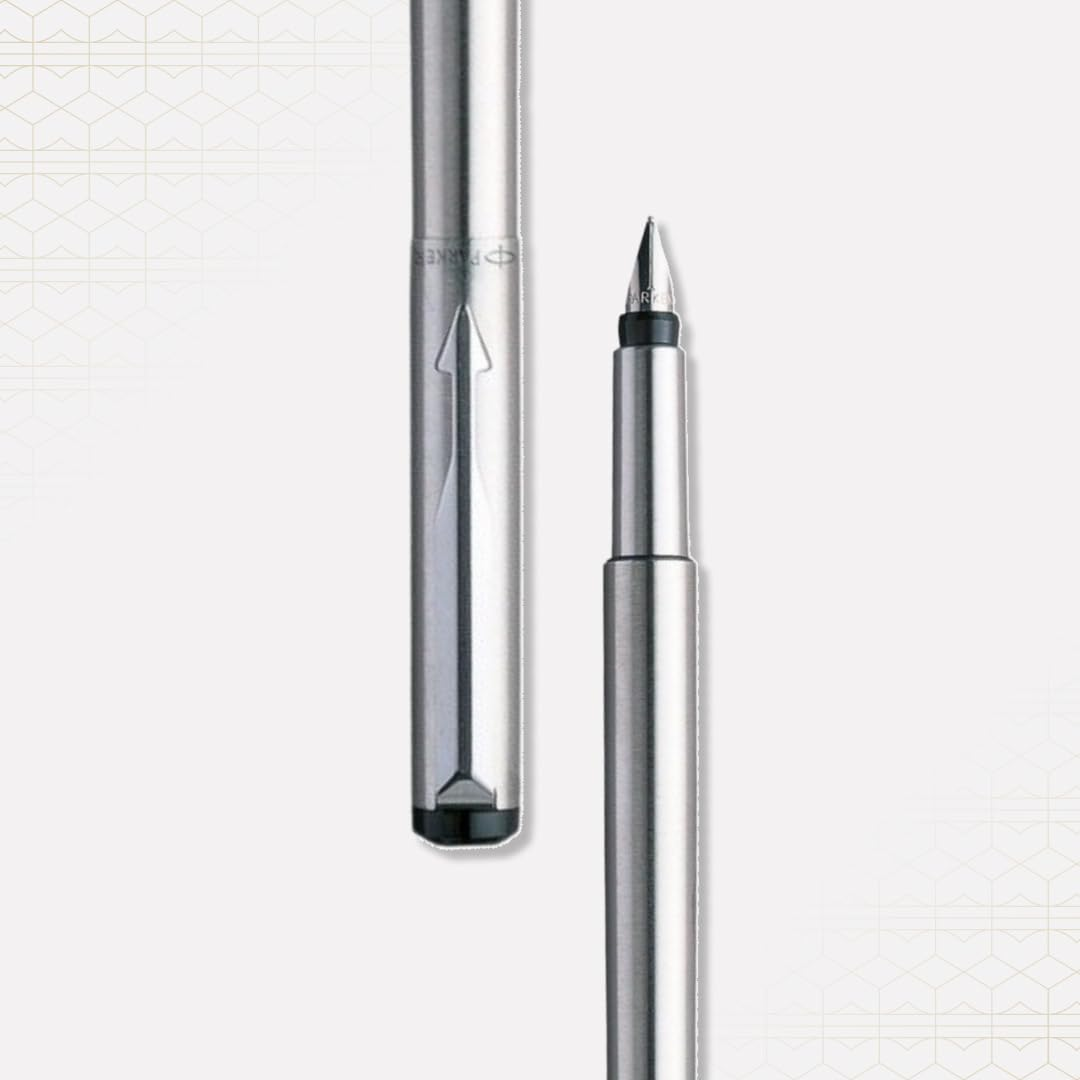 Parker Vector Ct Fountain Pen Stainless Steel image number 3