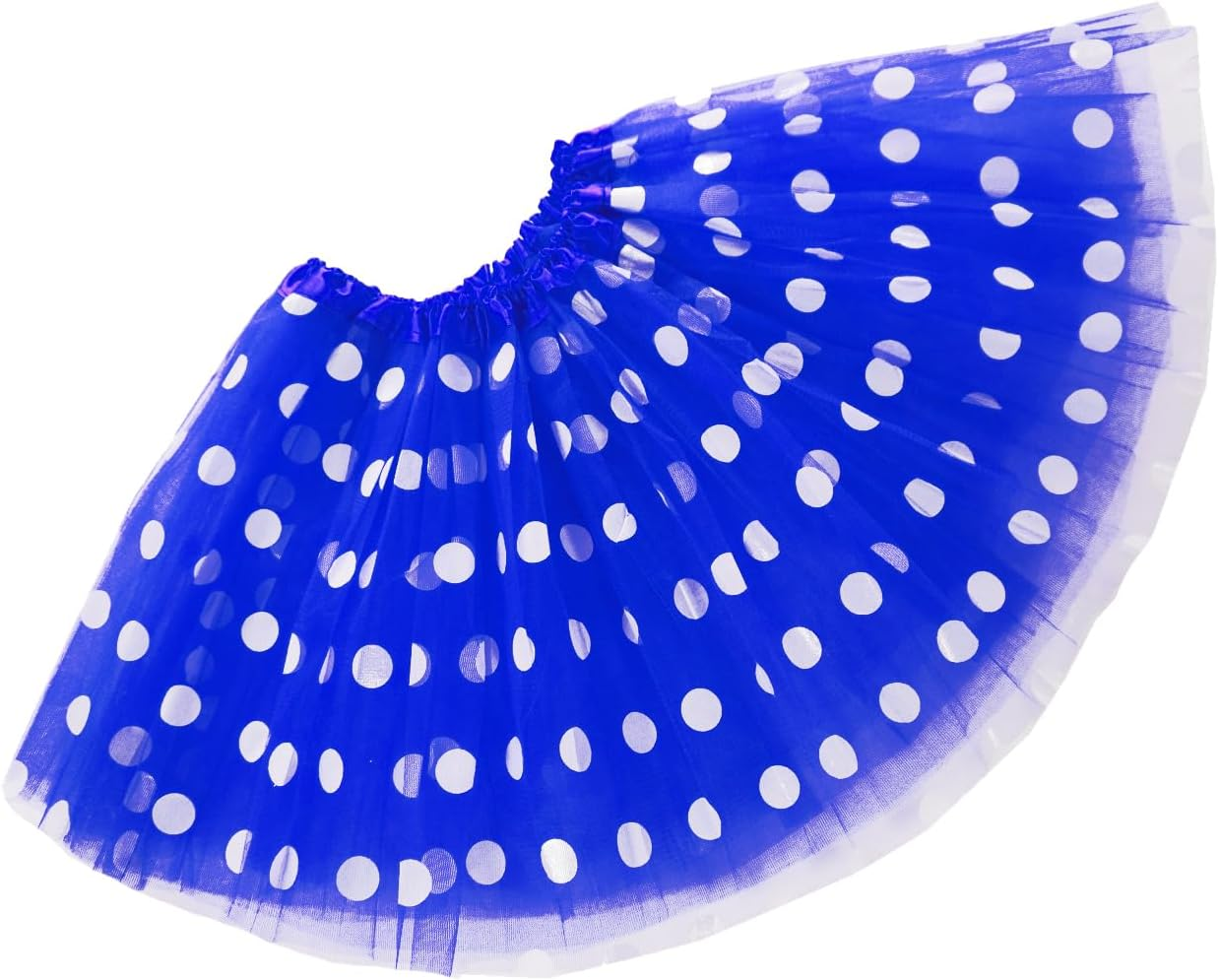 Girls' Polka Dot Tutu Glitter Ballet 3 Layer Tulle Dance Skirt Mouse Little Girls 3-8Y Costume Dress up Tutu