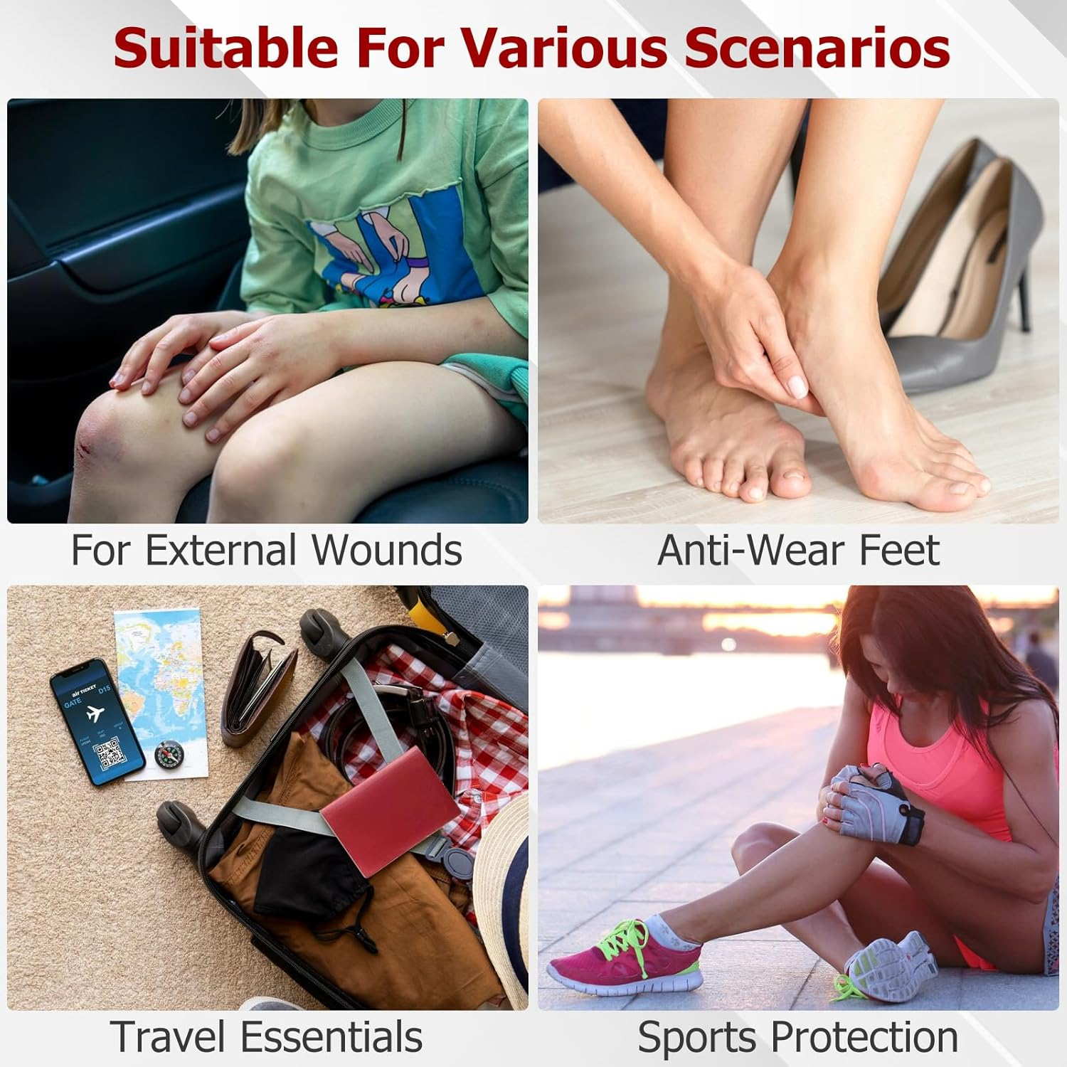 FOMIYES Heart-Shaped Plasters 25Pcs Cute Hydrocolloids Patches for Kids Breathable and Waterproof Adhesive Wounds Bandages for Home Use