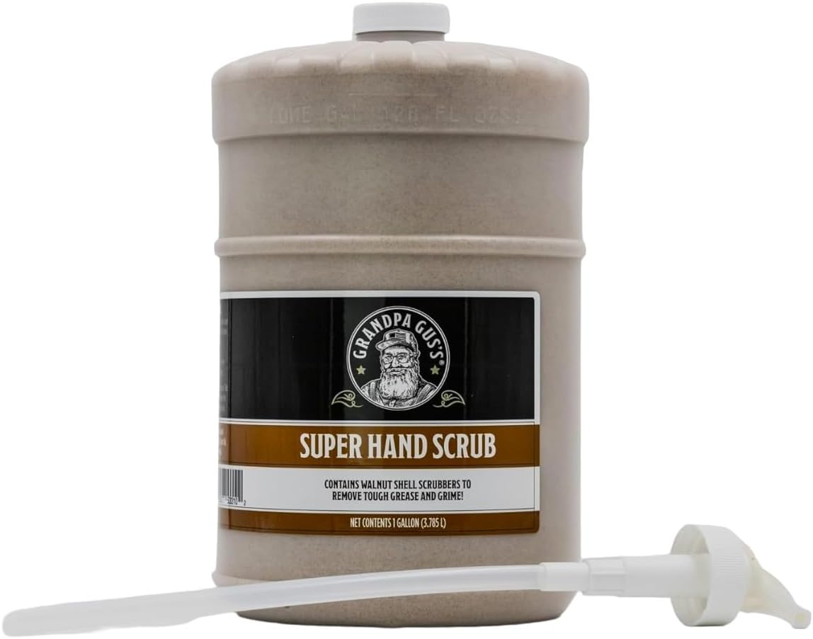 Grandpa Gus'S Super Hand Scrub, Walnut Shell Scrubbers, Natural Handsoap, Degreaser for Automotive Mechanics & Constructors, 1 Gallon image number 1