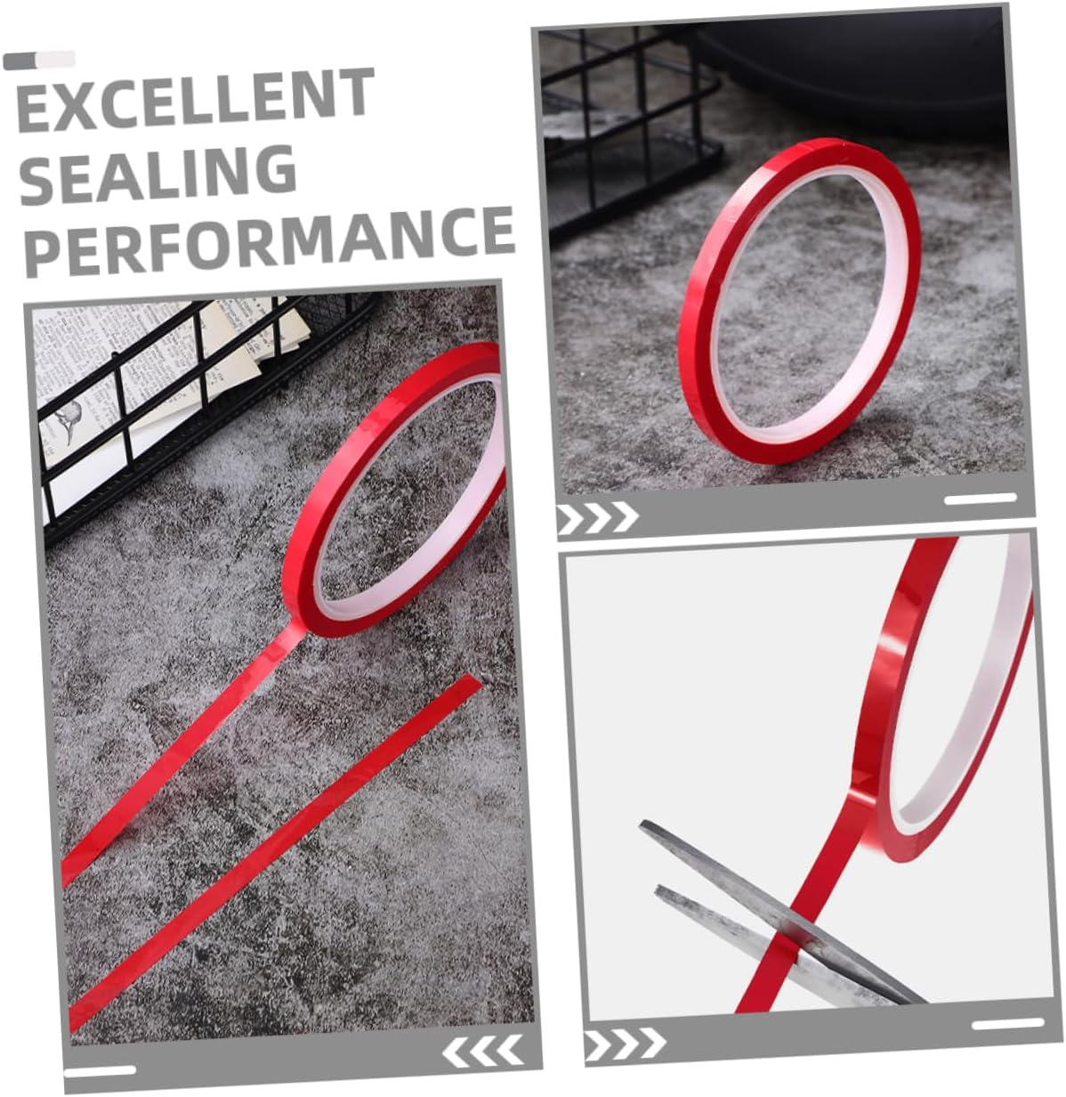 GANAZONO 5Pcs Car Decorative Strips Window Adhesive Tape Multi-Functional Double Sided for Car Doors Windows Trunks image number 5