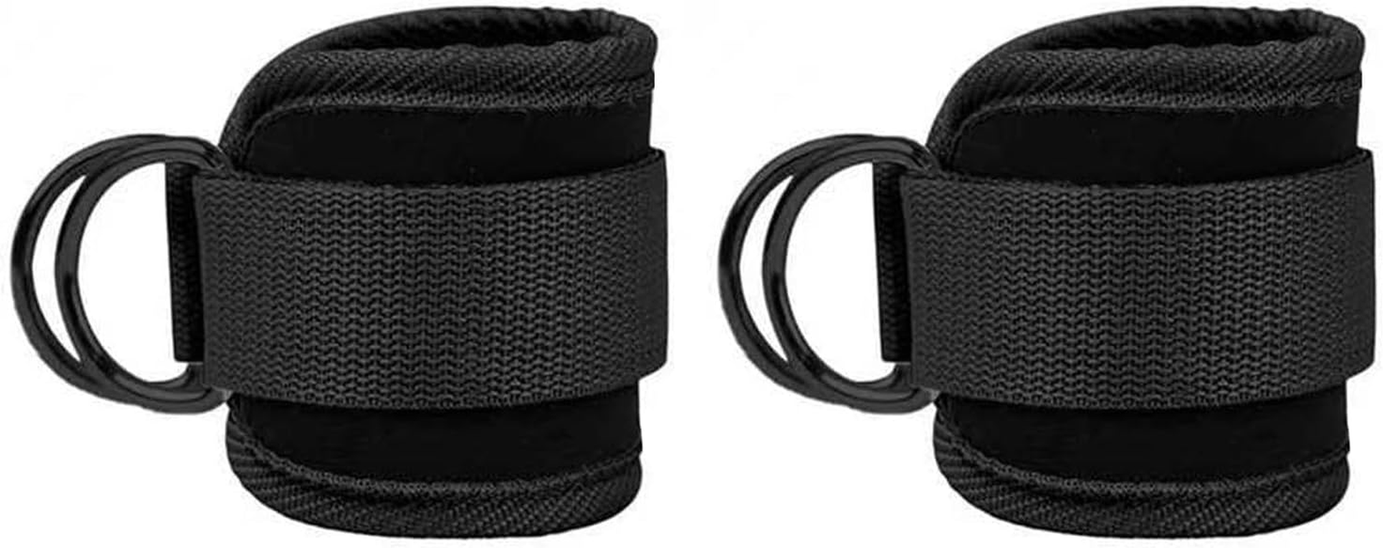 Ankle Straps, Ankle Resistance Bands Padded Straps, Adjustable Ankles Strap with D-Ring for Cable Machines, Glute Workouts, Lower Body Exercises Leg Extensions, Curls, and Hip Abductors image number 1