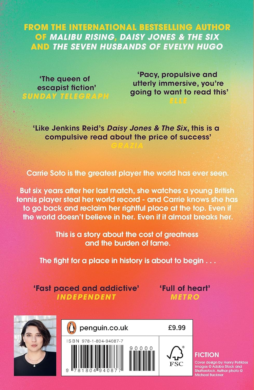 Carrie Soto Is Back: from the Author of the Seven Husbands of Evelyn Hugo image number 1