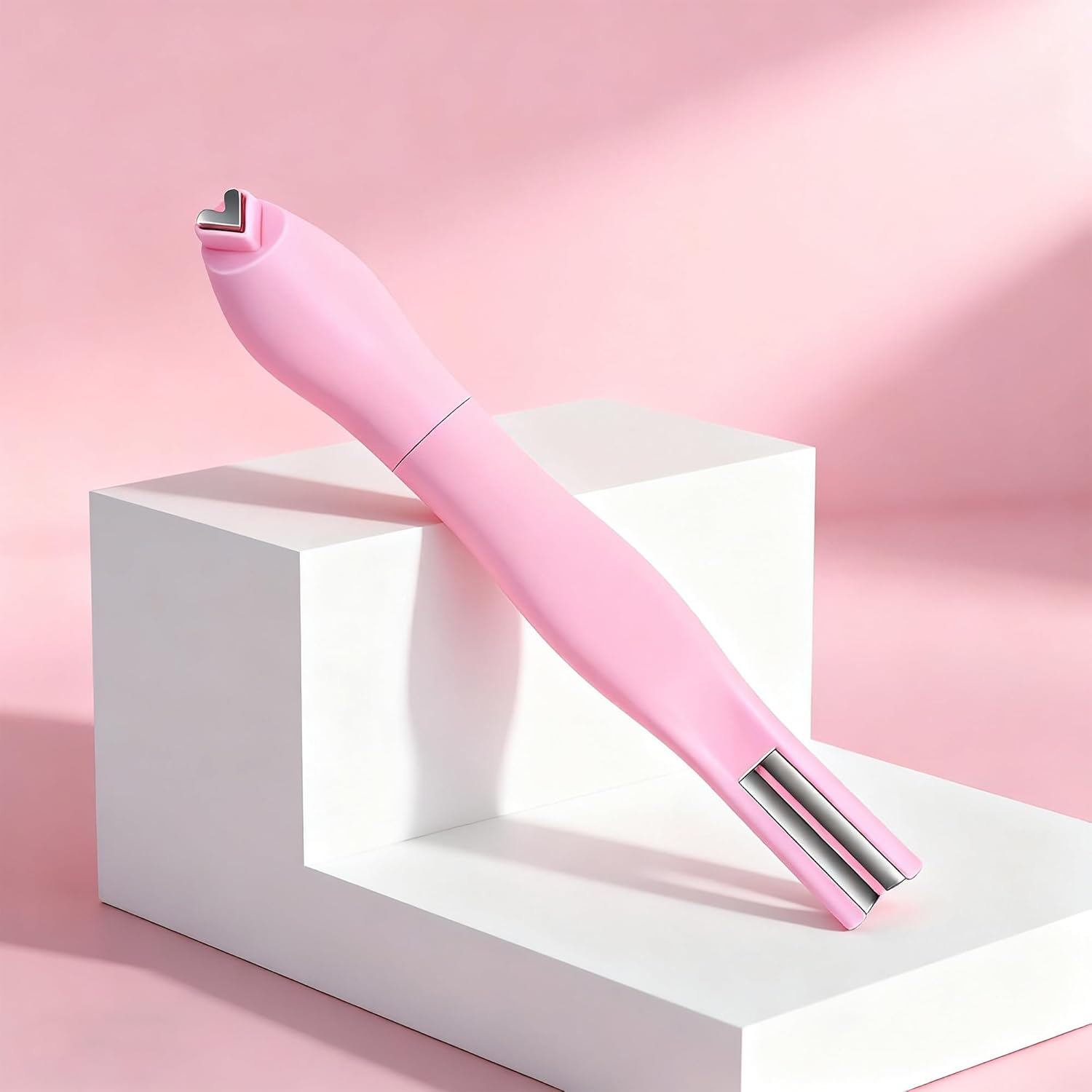 3-In-1 Heart Magnet for Cat Eye Gel Polish, Upgraded Magnetic Nail Art Pen with Heart/Round/Line Shapes, French Tip Tool for DIY & Salon Manicure (Pink) image number 5