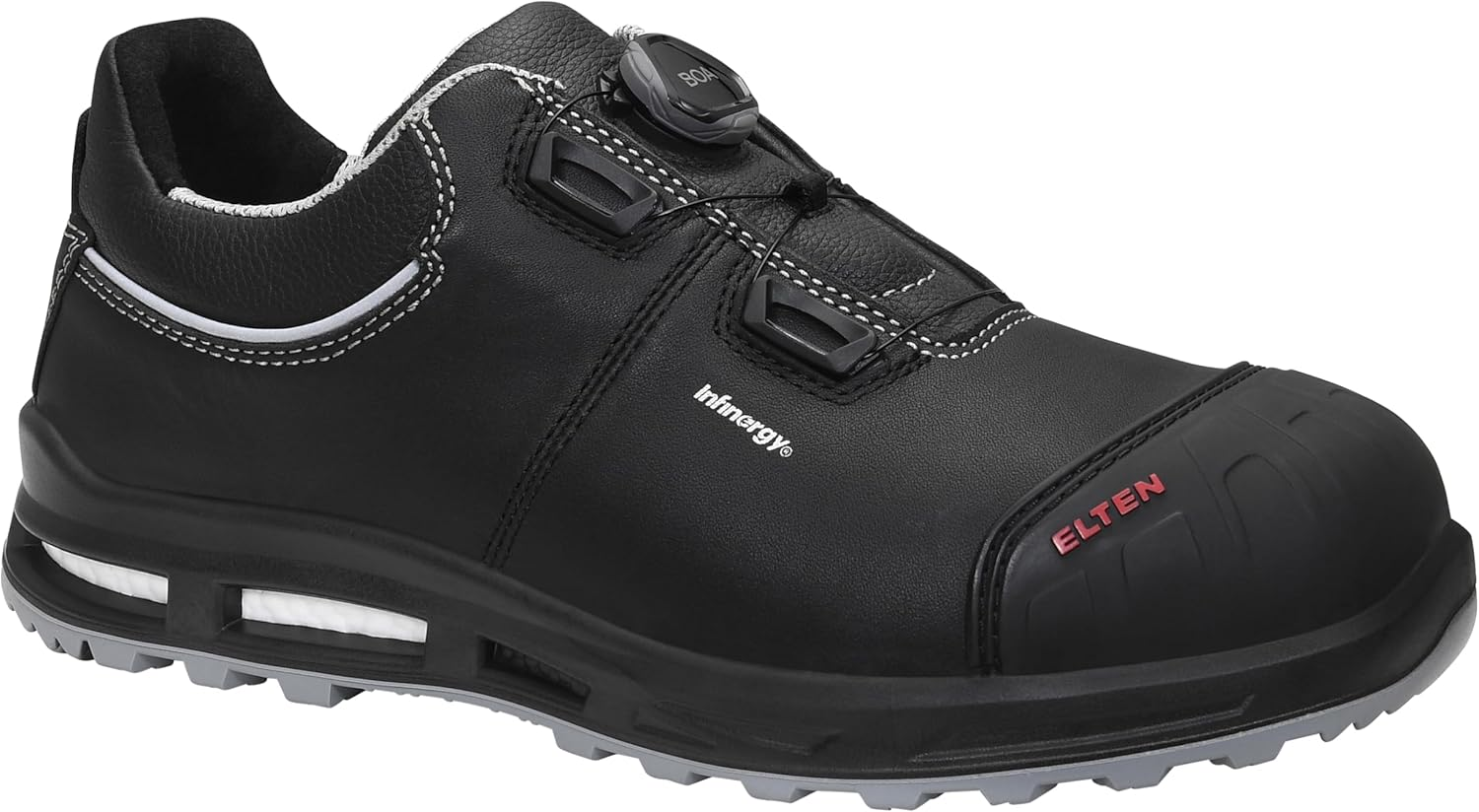 Elten Sicherheitsschuhe Reaction XXT Pro BOA Low ESD S3, Damen Und Herren, Leder, Kunststoffkappe (Leichter ALS Stahlkappe), Leicht, Robust image number 2