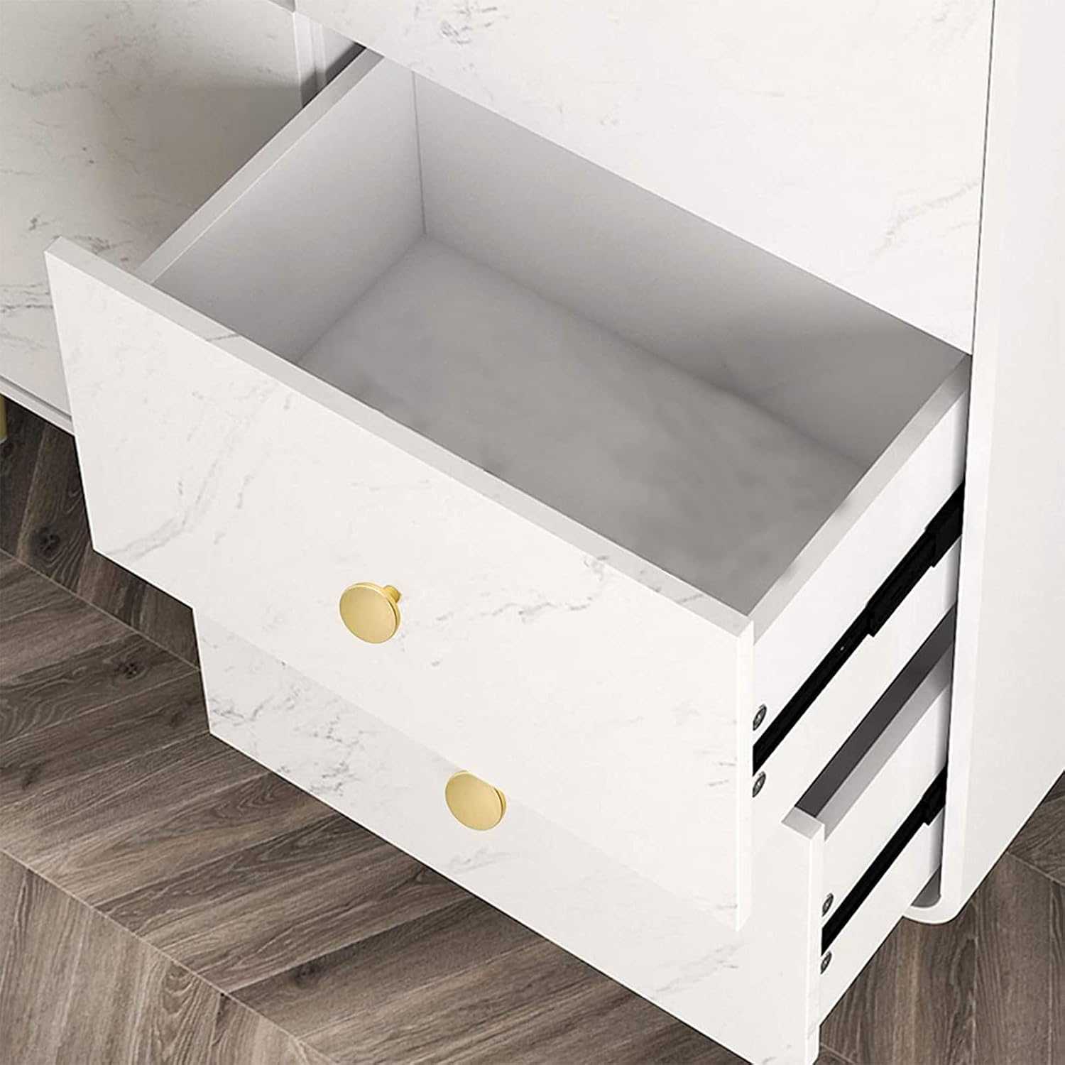 Cabinet Knobs Worthplanet 10 Pack 28 X20Mm Brushed Brass Cabinet Knobs Gold Drawer Knobs for Dresser Drawers Kitchen Bathroom Hardware Door Knobs W200020 (M) image number 1