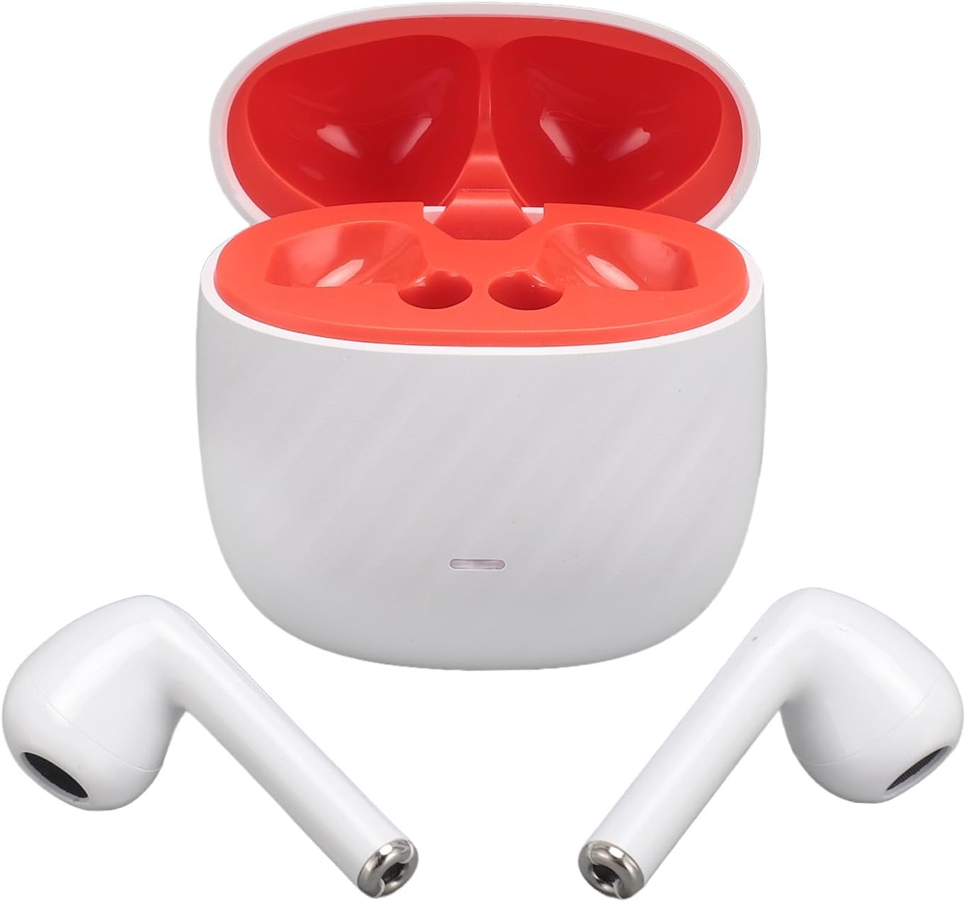 XUMIUZIY 5.3 Noise Reduction Language Translator Earbuds 84 Languages for Music Lovers Standby Time 120 Hours Life Waterproof 2 Earbuds (White) image number 1