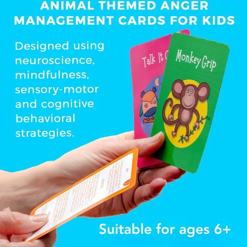 Dealing in Feelings Cool Tools Anger Management & Emotional Regulation Cards for Kids &ndash; SEL, Therapy Games, Social Skills &ndash; Ideal for Therapists, School Counsellors and Home School. image number 6