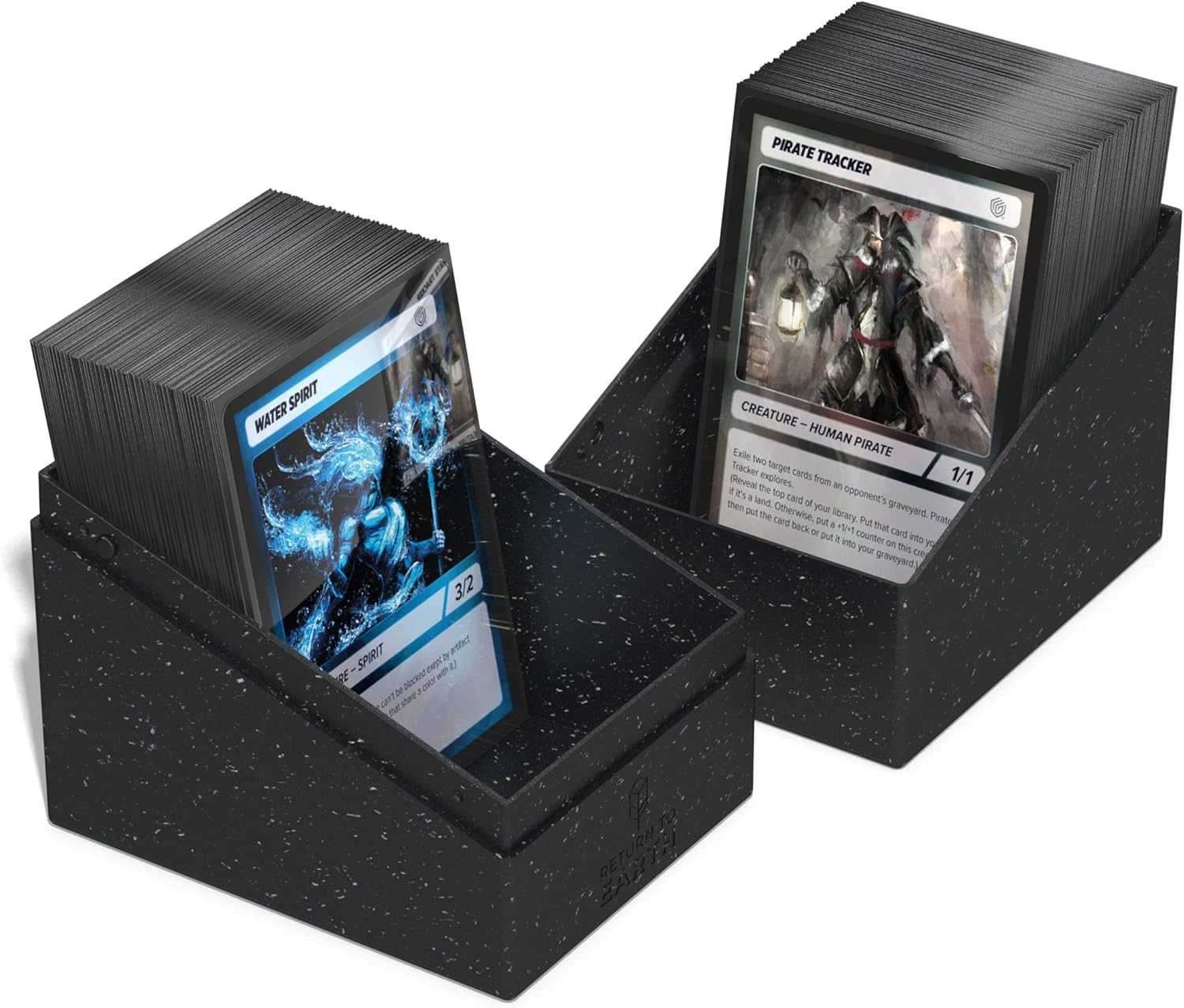 Ultimate Guard 133 plus Return to Earth Boulder Deck Box, Black - Red image number 2