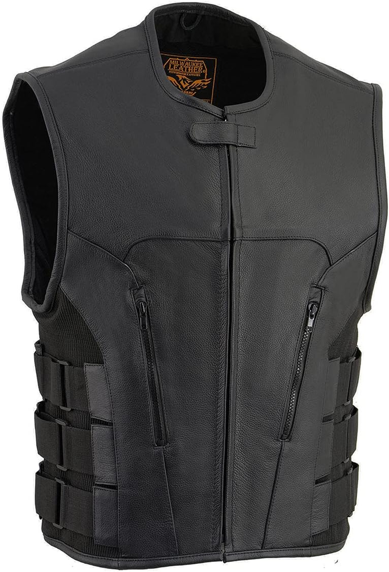 Milwaukee Men'S Swat Style Zipper Front Vest (Black, 6X-Large) image number 1