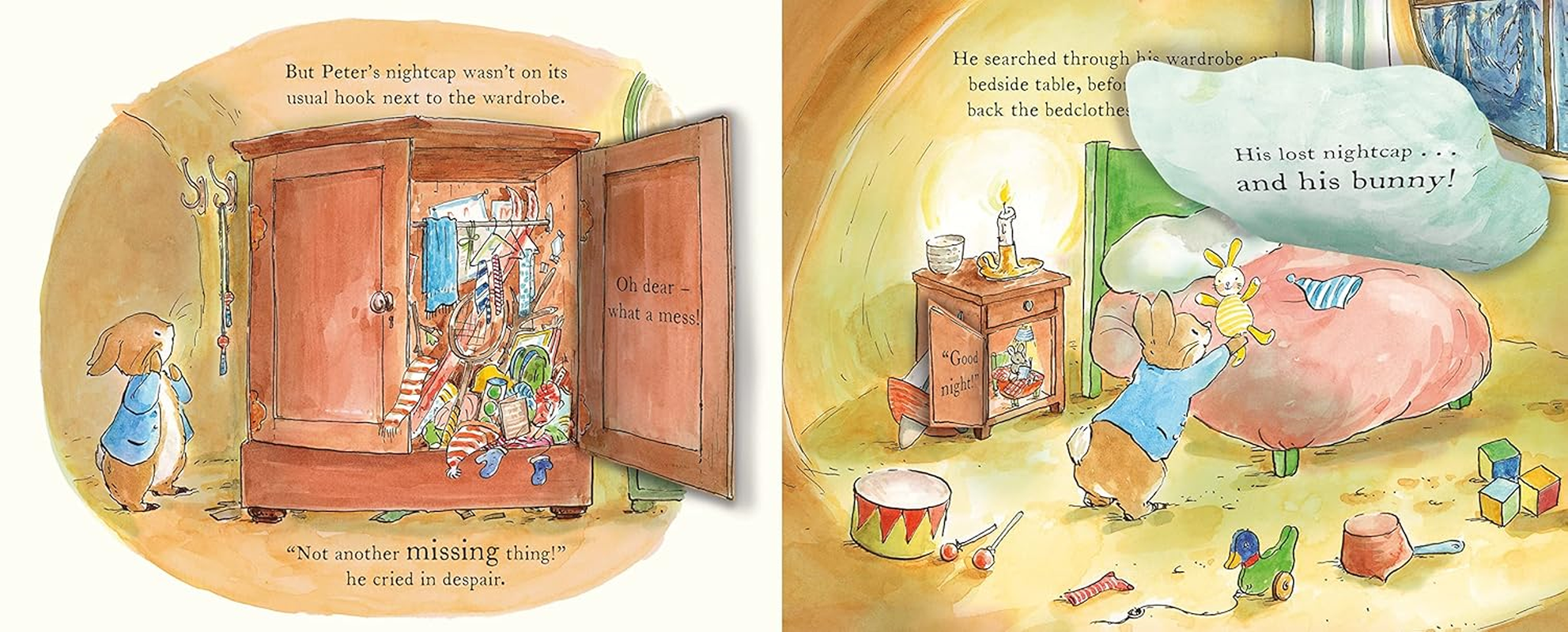 Peter Rabbit: the Bedtime Bunny Hunt: a Lift-The-Flap Storybook image number 1
