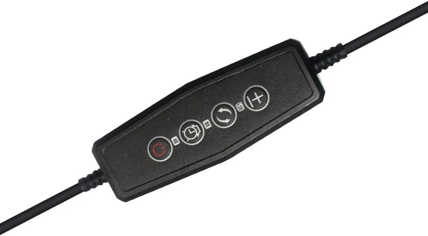 Abu I Pet Reptile LED UVB Light 3 Timing Function Brightness Adjustable Lighting AU Plug Black (8W: 218 * 66 * 28Mm) image number 4