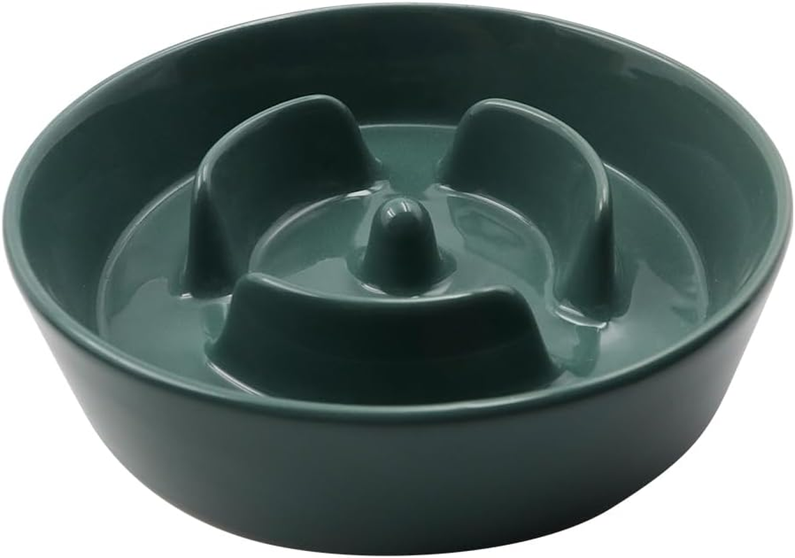 Sarini Slow Feeder Dog Bowl for Small to Medium Dogs, Green image number 5