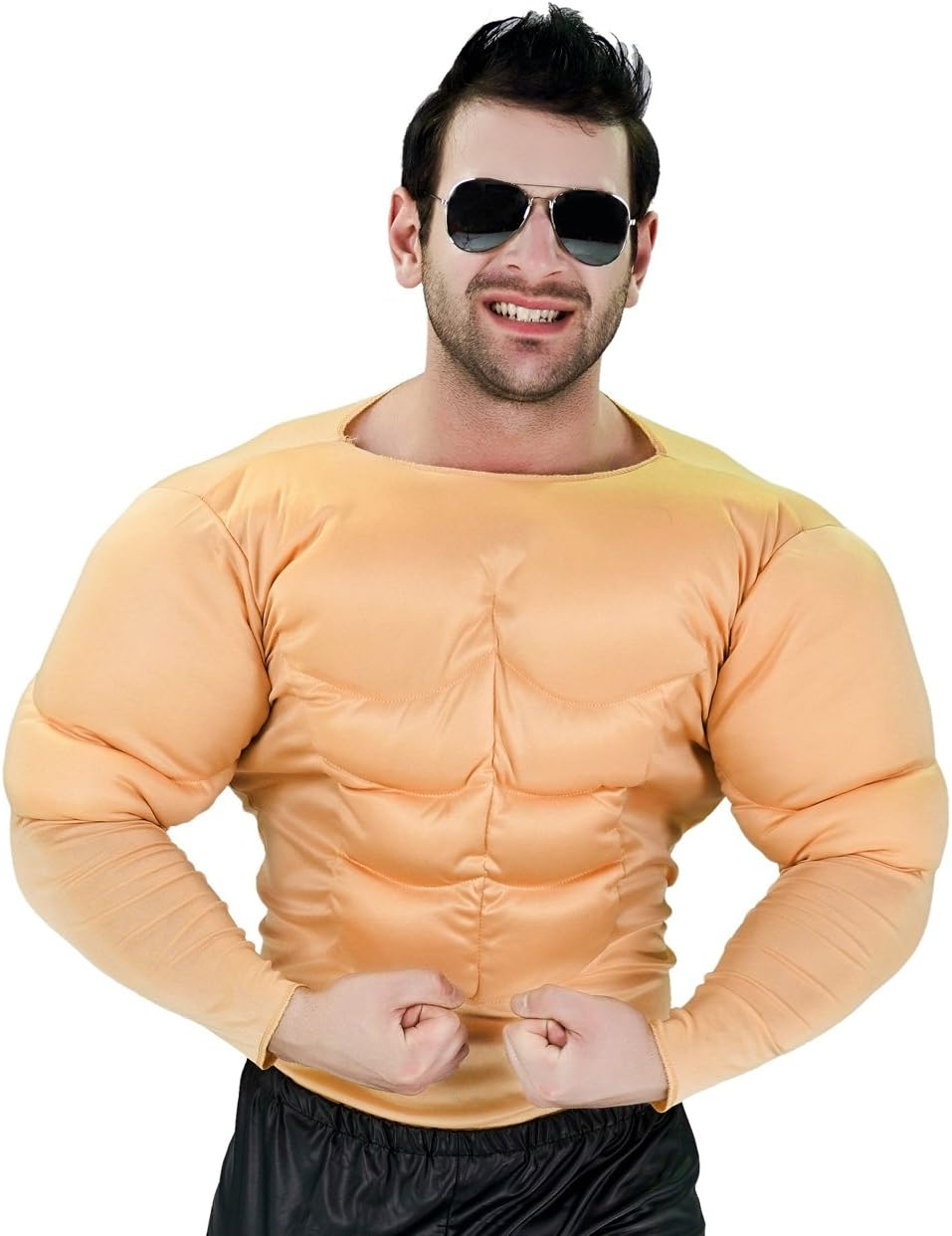 Kalcykizz Flatwhite Man'S Muscle Suit Costumes,Yellow,One Size image number 2