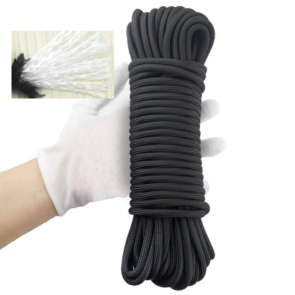 Tootaci 2Pcs M25 Crane Pulley Block,Heavy Duty Pully System for Lifting,304 Stainless Steel Swivel Hook Single Pulley Block with 20M(6Mm) Nylon Pulley Rope & 2Pcs Carabiner Snap Hook