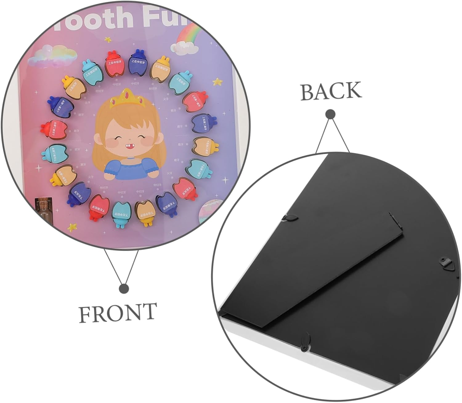 1Set First Tooth Keepsake Box for Boys and Girls Charming Boy Girl'S Tooth Holder Spacious Storage Safe Material for Collection And image number 6