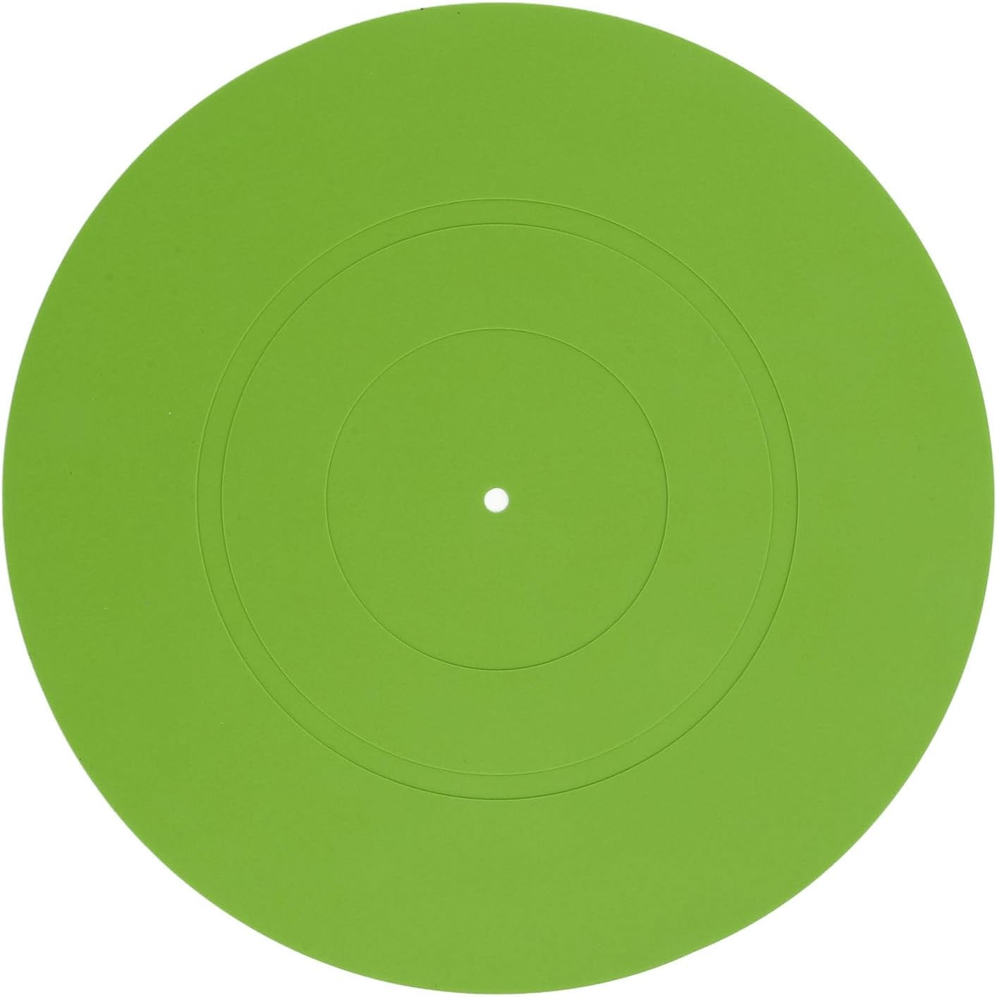 Turntable Platter Mat, Vinylrecord Rubber Turntable Slip Mat Vibration Reduction with Non Slip Slot, Universal Turntable Slipmat Pad for All LP Vinylrecord Players