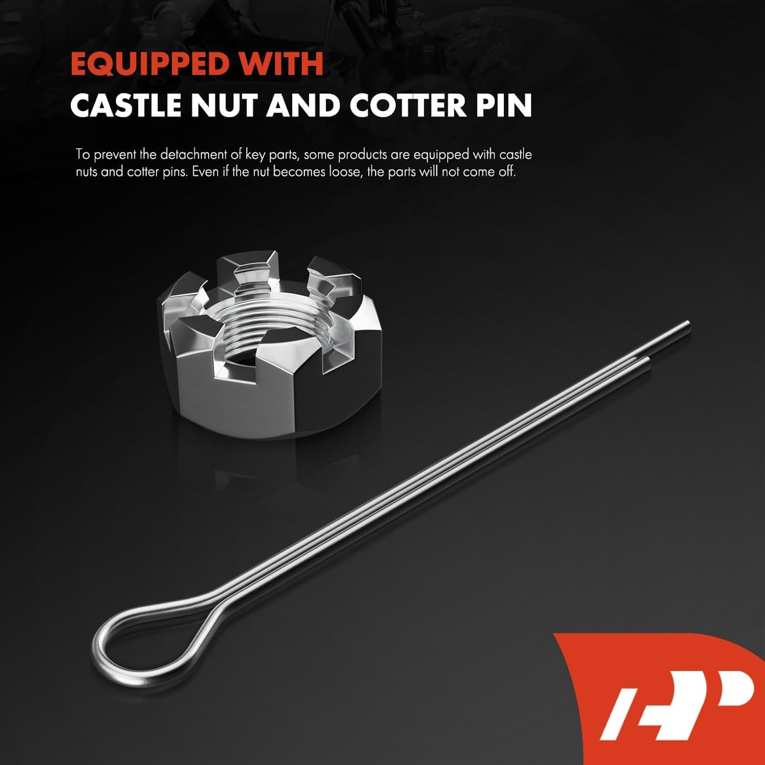 A-Premium Set of 10, Front Sway Bar Link, Lower Ball Joint, Outer Tie Rod End, Idler Arm, Center Link, Compatible with Chevrolet Camaro 1982-1992, Pontiac Firebird 1982-1992 image number 2