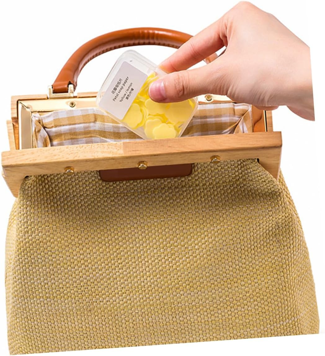 Alasum 16-Box Portable Soap Sheets Set Travel-Friendly Disposable Soap Flakes Lemon Milk Rose and Jasmine Scents for Hand Washing Go image number 2