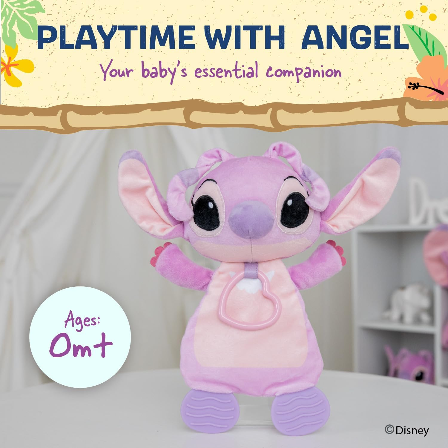 Disney Baby Angel Teether Blanket, 26 Cm image number 1