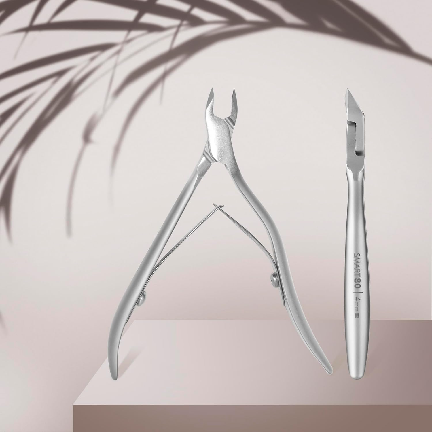 Staleks Pro Professional Cuticle Nipper 4Mm Spring Stainless Steel Manual Sharpening NS-80-4