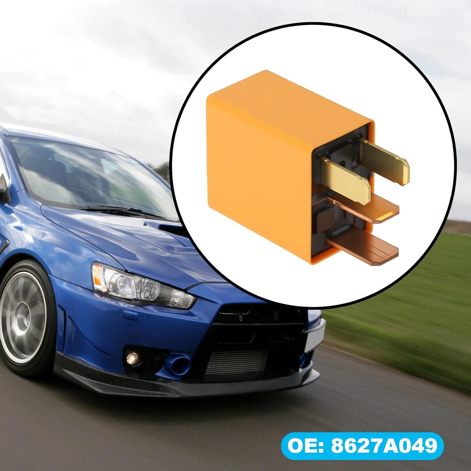 Car 4Pin Fuel Pump Relay 8627A049 Compatible with Mitsubishi Lancer Evo X 10 ACVN51212 image number 1